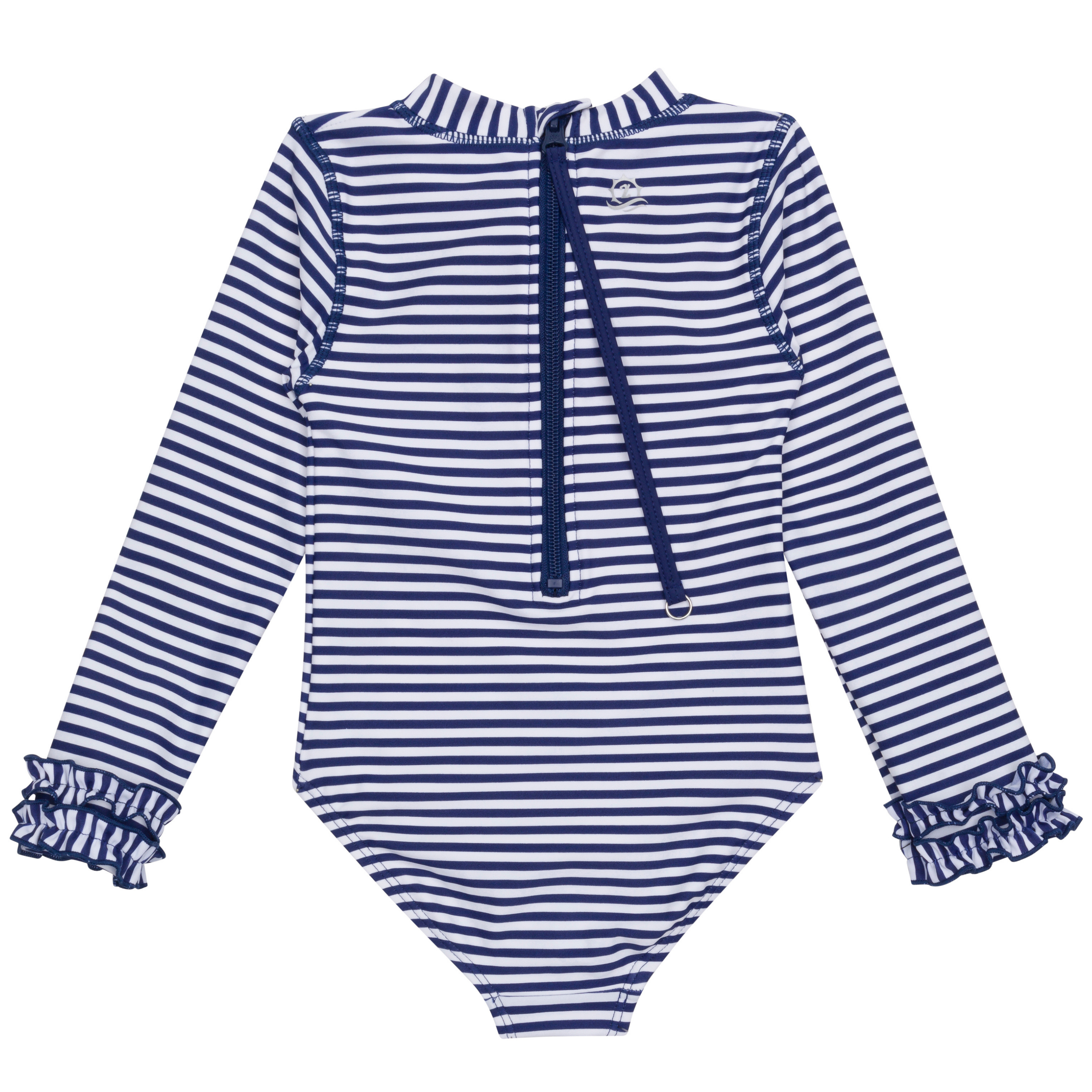 Girls Long Sleeve Surf Suit (One Piece Bodysuit) | "Stunner"-SwimZip UPF 50+ Sun Protective Swimwear & UV Zipper Rash Guards-pos13