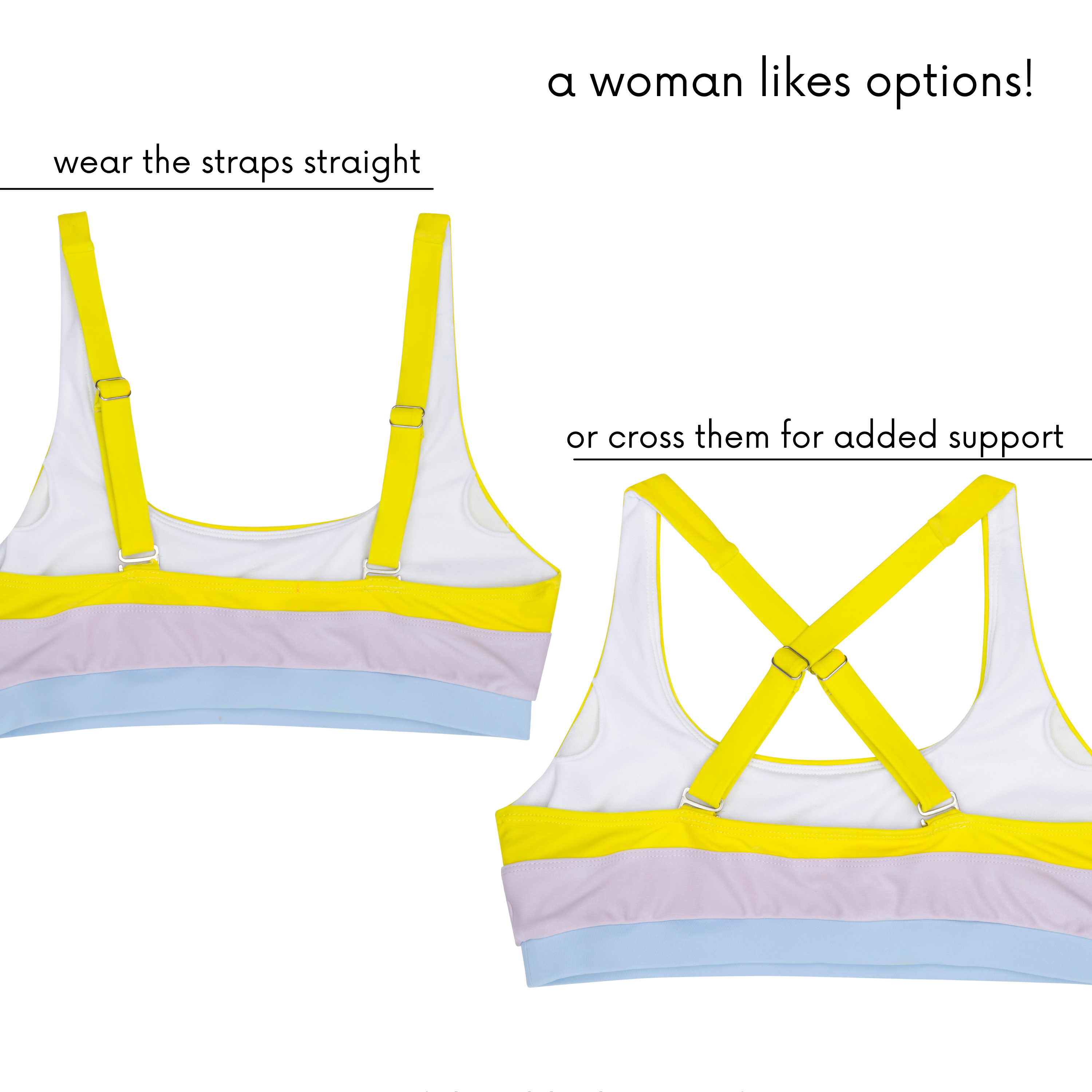 Women's Scoop Neck Bikini Top | "Orchid Daze"-SwimZip UPF 50+ Sun Protective Swimwear & UV Zipper Rash Guards-pos8