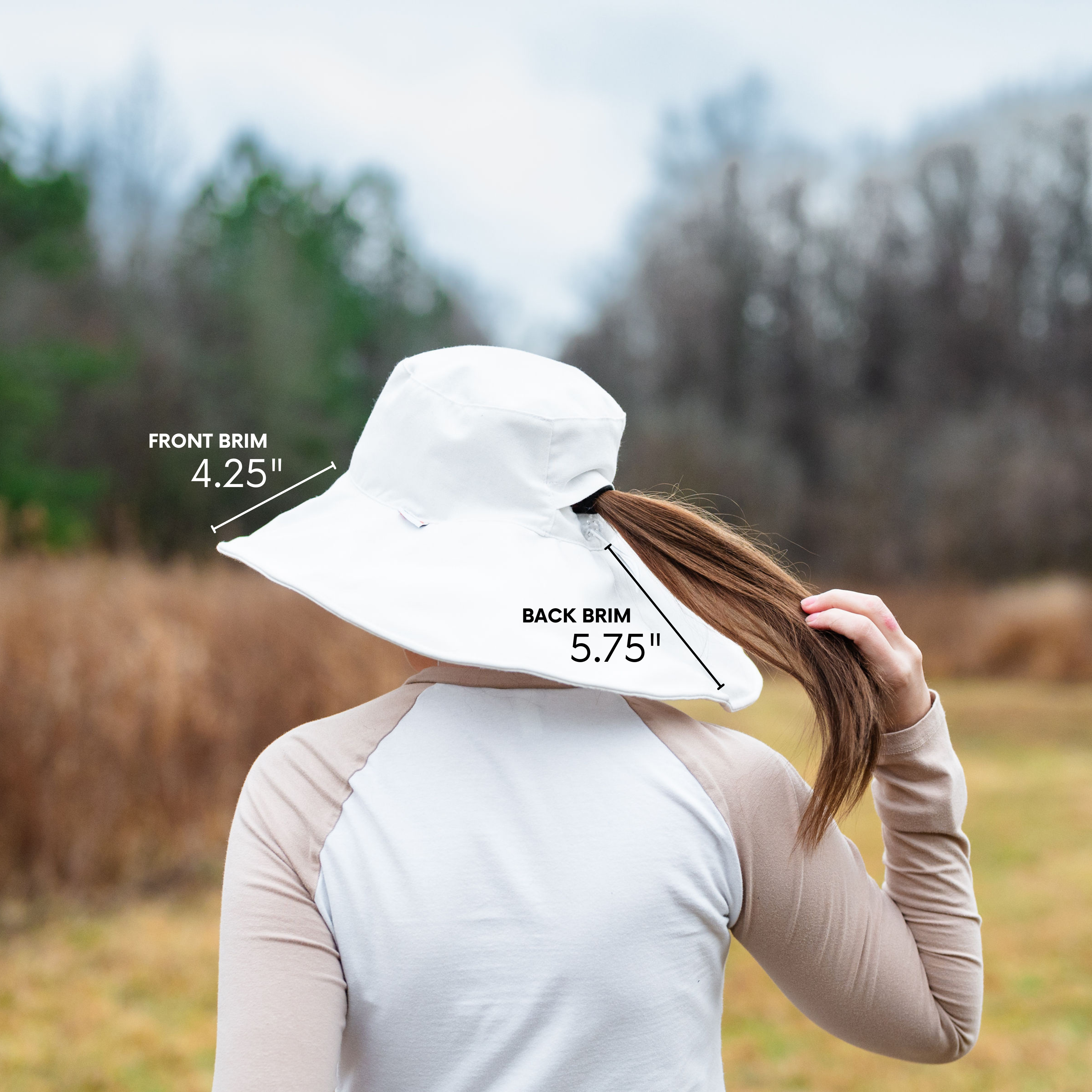 Women's Ultra Wide Brim Sun Hat | Egret-SwimZip UPF 50+ Sun Protective Swimwear & UV Zipper Rash Guards-pos3