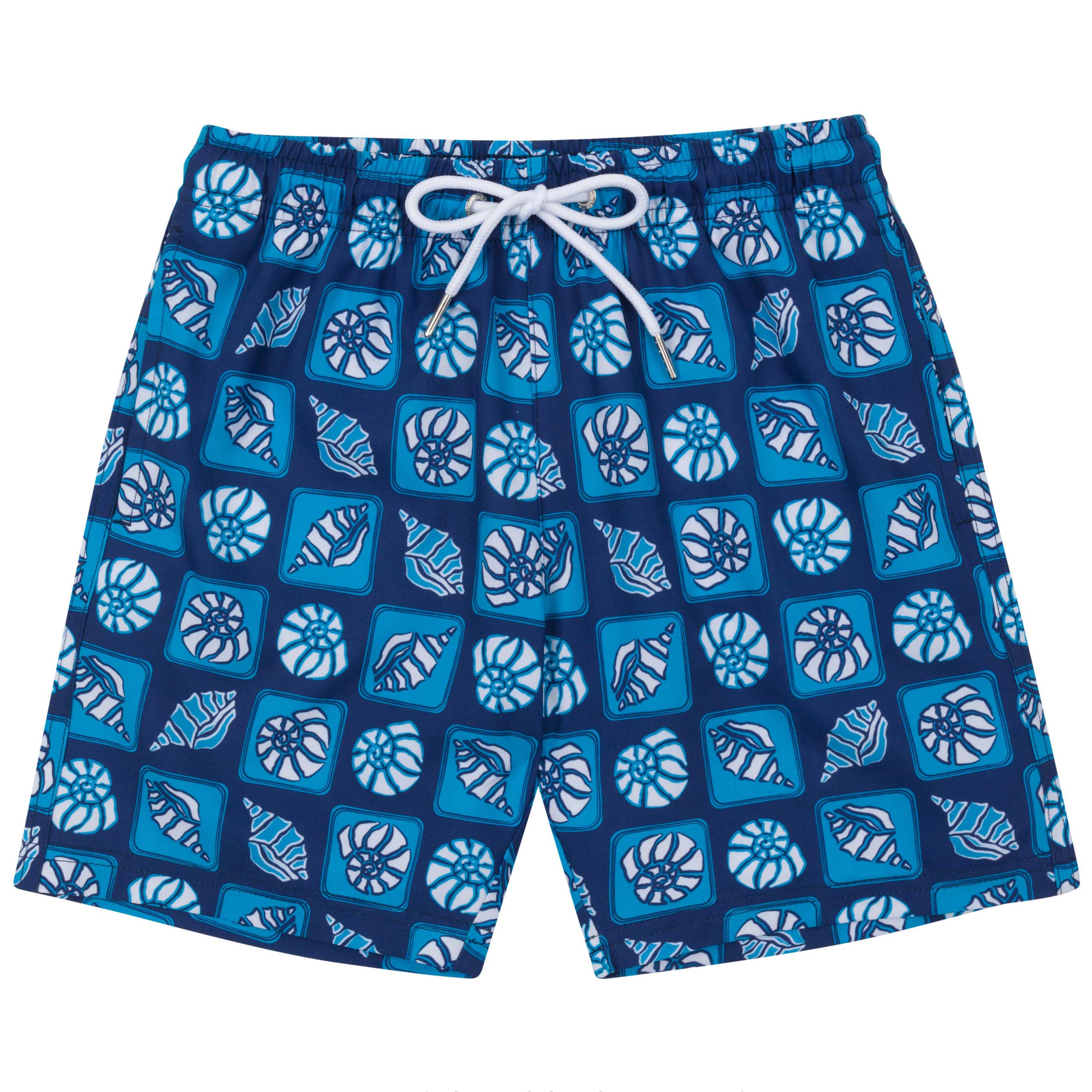 Boys Swim Trunks Boxer Brief Liner (sizes 6-14) | “Coastal"-SwimZip UPF 50+ Sun Protective Swimwear & UV Zipper Rash Guards-pos1