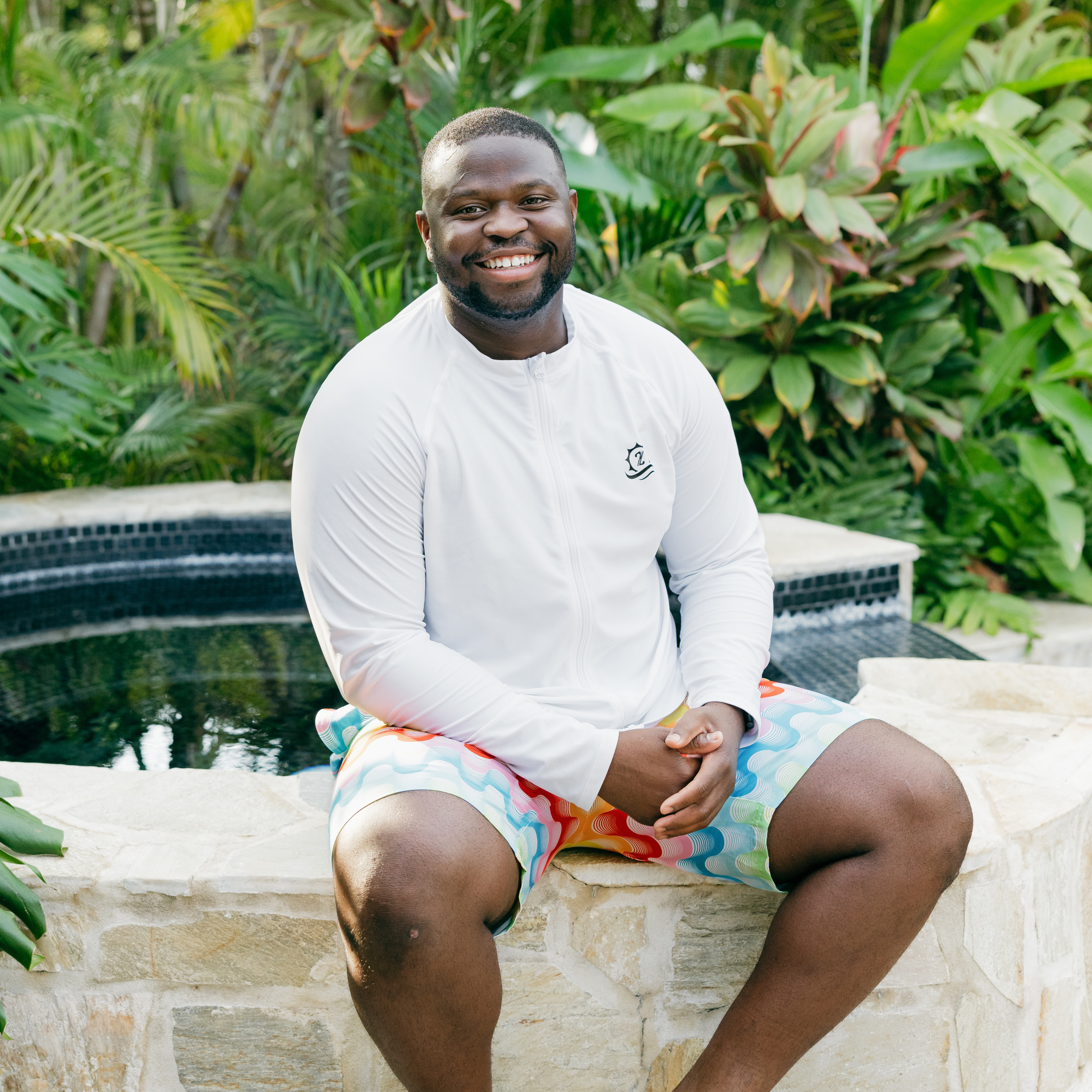 Men's 8" Swim Trunks Boxer Brief Liner | "Surf's Up"-SwimZip UPF 50+ Sun Protective Swimwear & UV Zipper Rash Guards-pos7