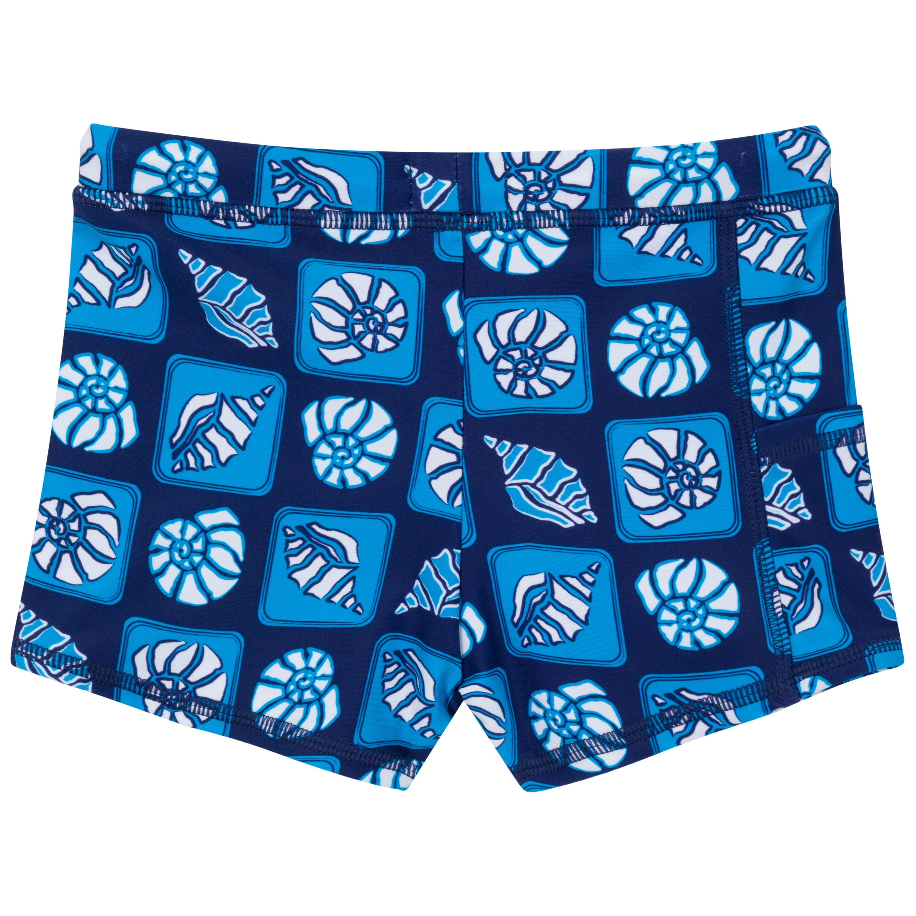 Kids Euro Swim Shorties | "Coastal"-SwimZip UPF 50+ Sun Protective Swimwear & UV Zipper Rash Guards-pos11