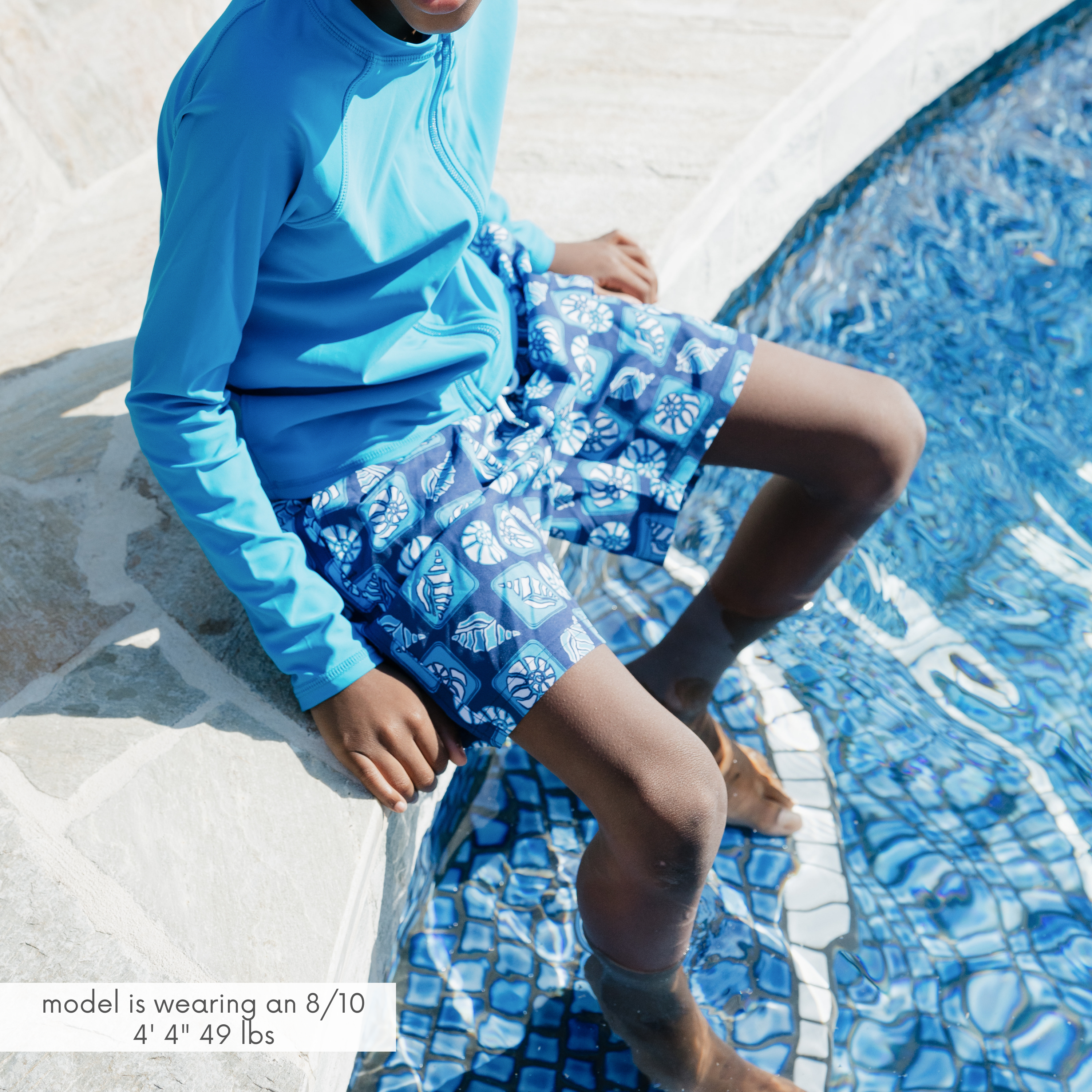 Boys Swim Trunks Boxer Brief Liner (sizes 6-14) | “Coastal"-SwimZip UPF 50+ Sun Protective Swimwear & UV Zipper Rash Guards-pos7