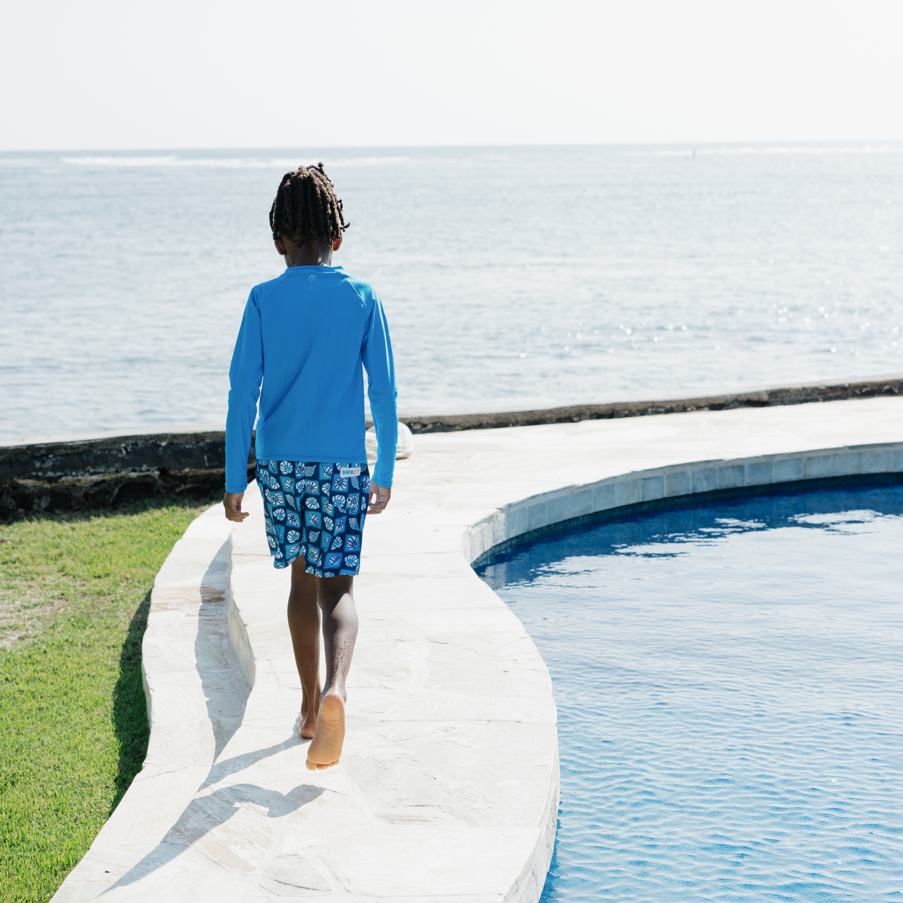 Boys Swim Trunks Boxer Brief Liner (sizes 6-14) | “Coastal"-SwimZip UPF 50+ Sun Protective Swimwear & UV Zipper Rash Guards-pos8