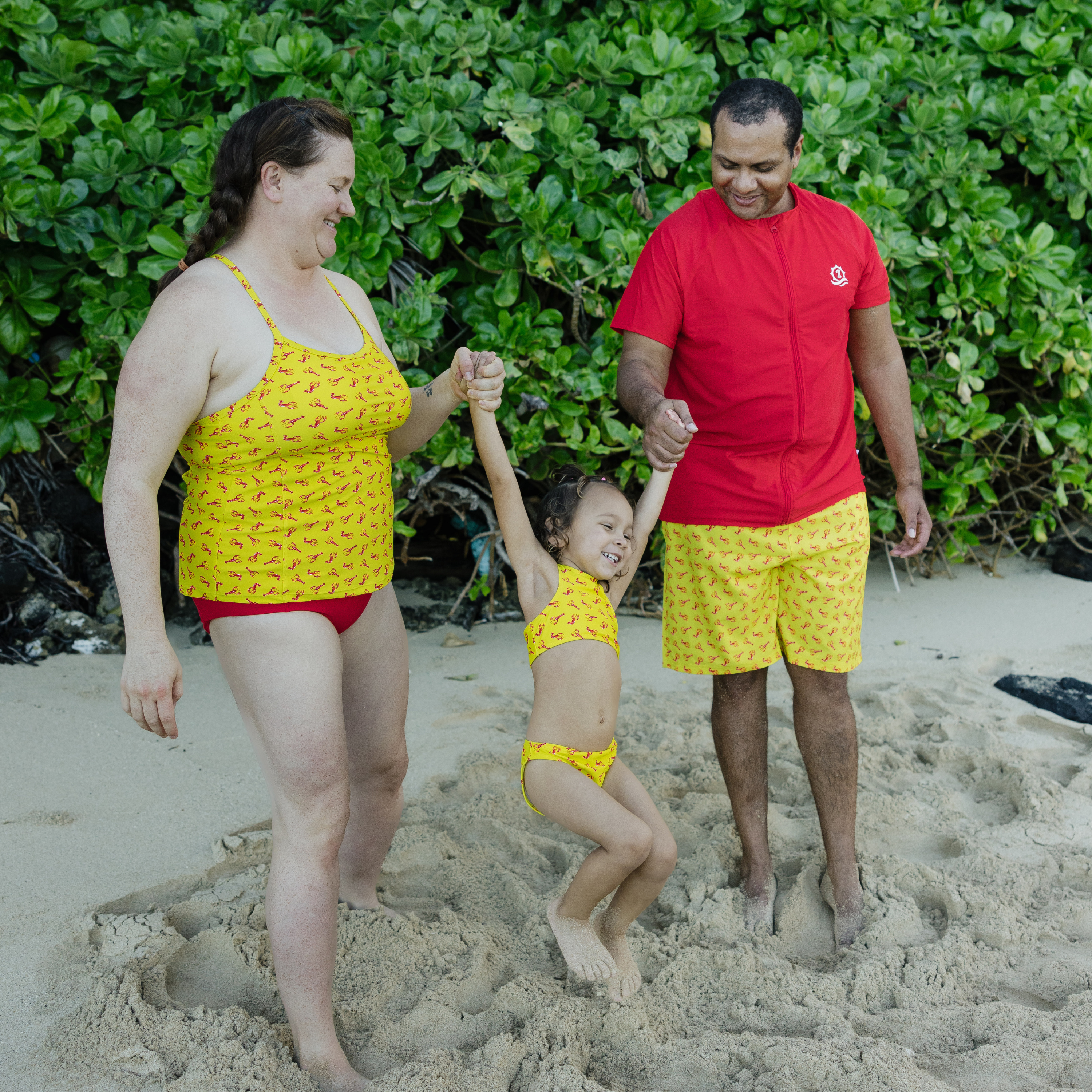 Men's 8" Swim Trunks Boxer Brief Liner | "Lobster"-SwimZip UPF 50+ Sun Protective Swimwear & UV Zipper Rash Guards-pos10