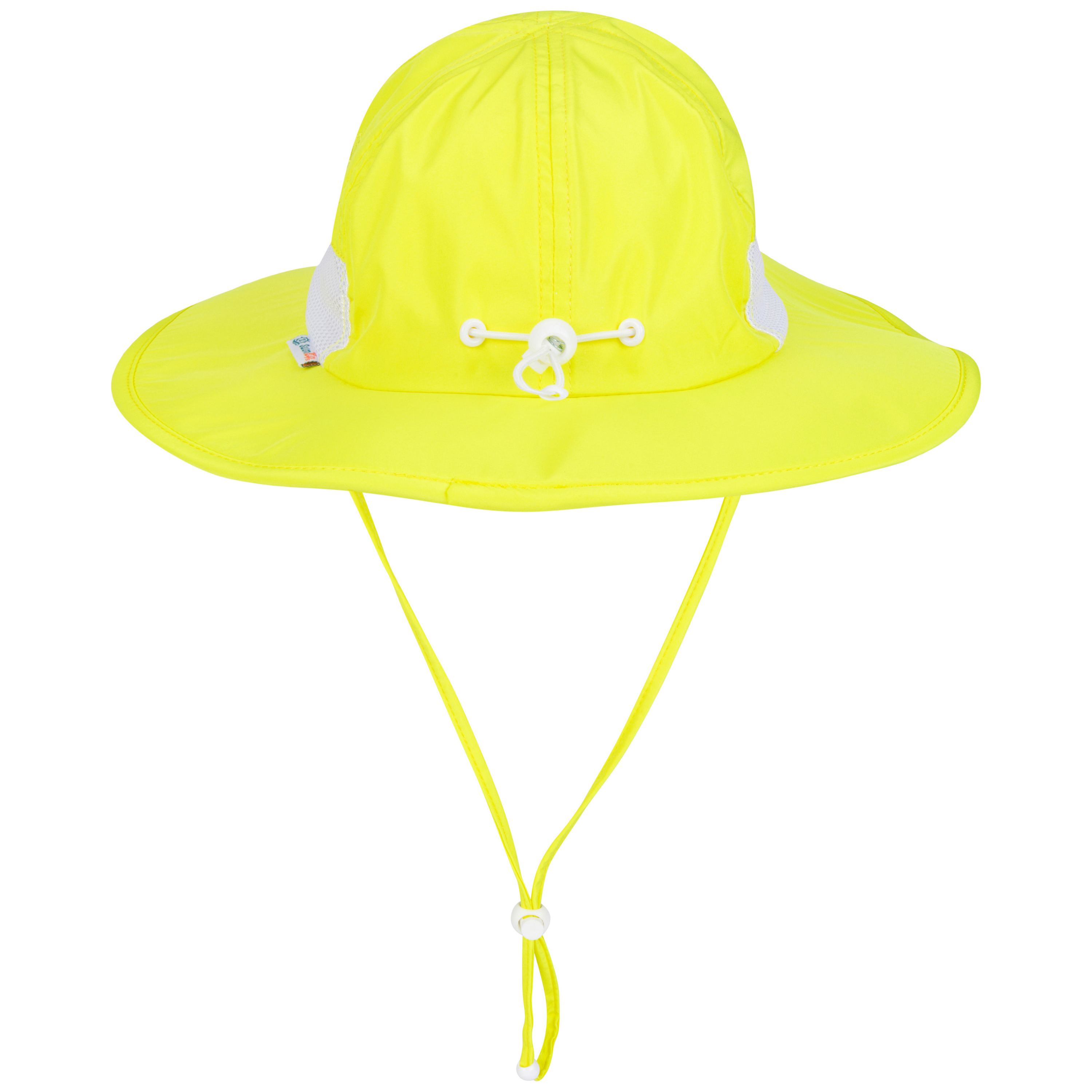 Kids Wide Brim Sun Hat "Fun Sun Day Play Hat" - Sulphur Yellow-SwimZip UPF 50+ Sun Protective Swimwear & UV Zipper Rash Guards-pos10