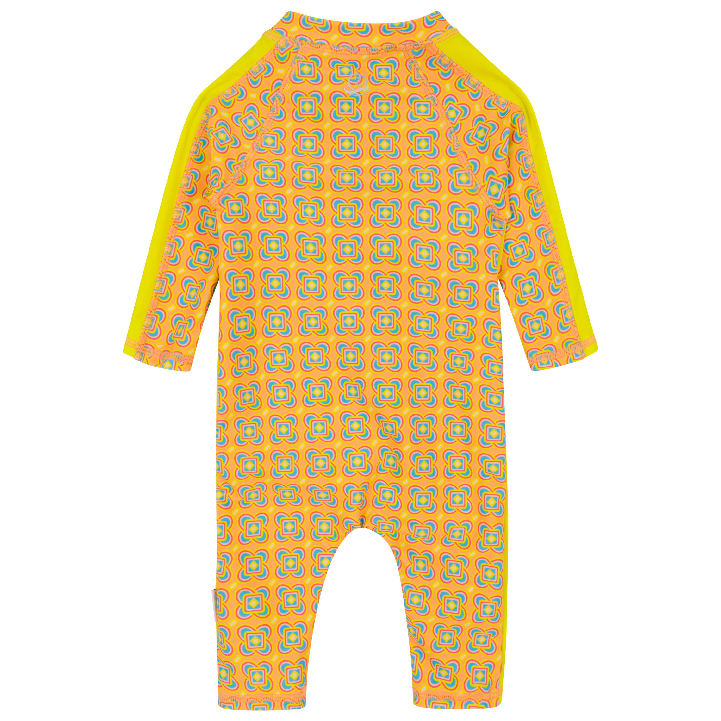 Sunsuit - Long Sleeve Romper Swimsuit | "Kaleidoscope"-SwimZip UPF 50+ Sun Protective Swimwear & UV Zipper Rash Guards-pos8