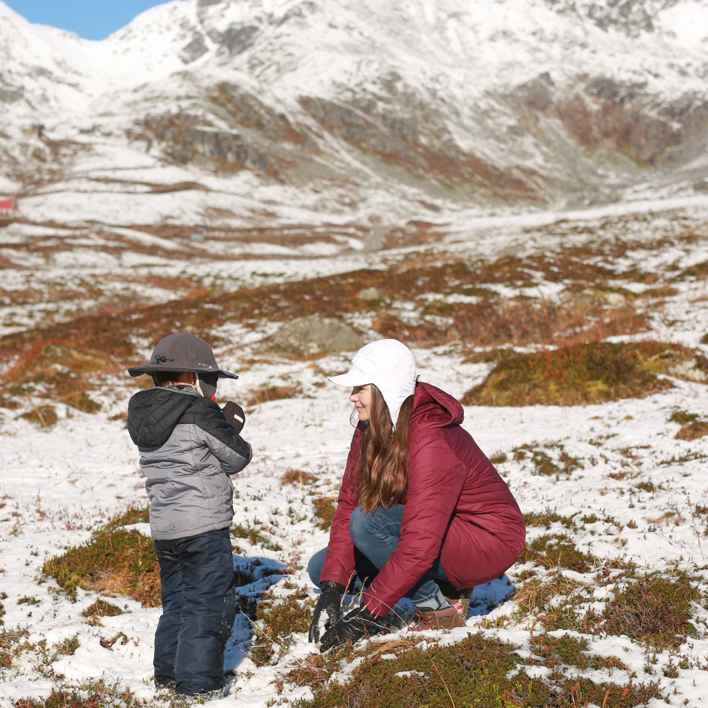 Kids Tundra Ear Flap Fleece Winter Wide Brim Sun Hat - Slate-SwimZip UPF 50+ Sun Protective Swimwear & UV Zipper Rash Guards-pos7