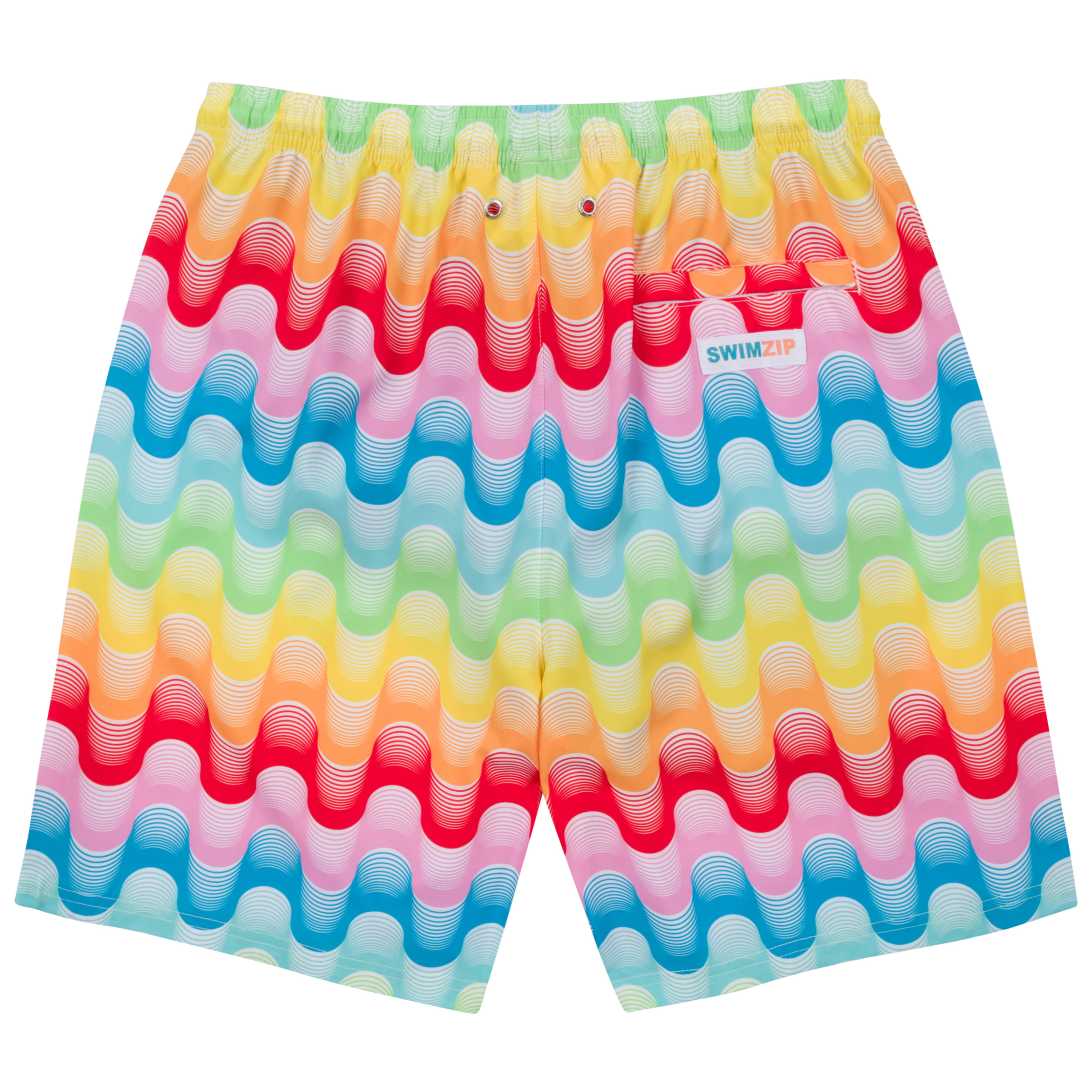 Men's 8" Swim Trunks Boxer Brief Liner | "Surf's Up"-SwimZip UPF 50+ Sun Protective Swimwear & UV Zipper Rash Guards-pos17