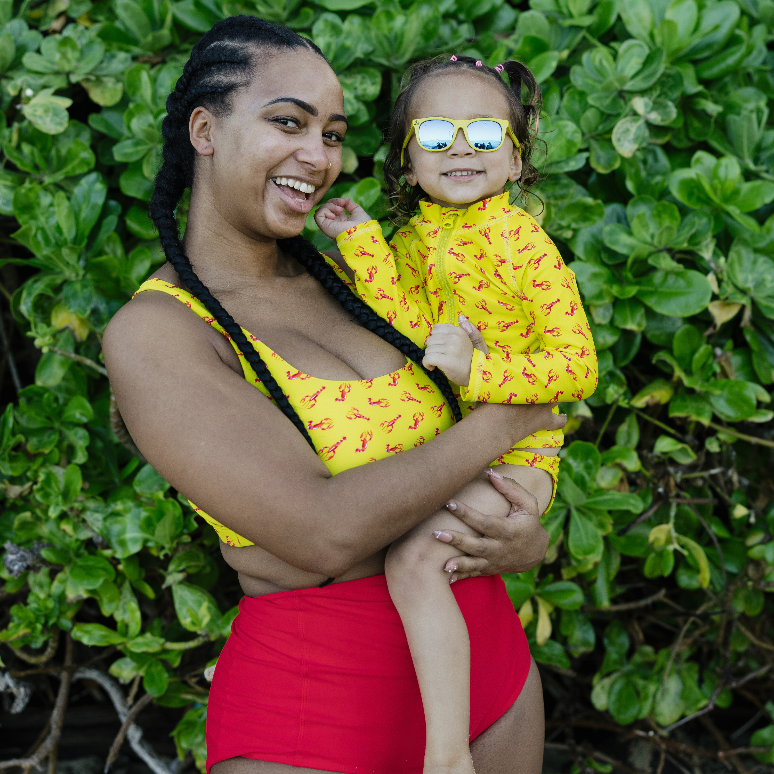 Women's Scoop Neck Bikini Top | "Lobster"-SwimZip UPF 50+ Sun Protective Swimwear & UV Zipper Rash Guards-pos9