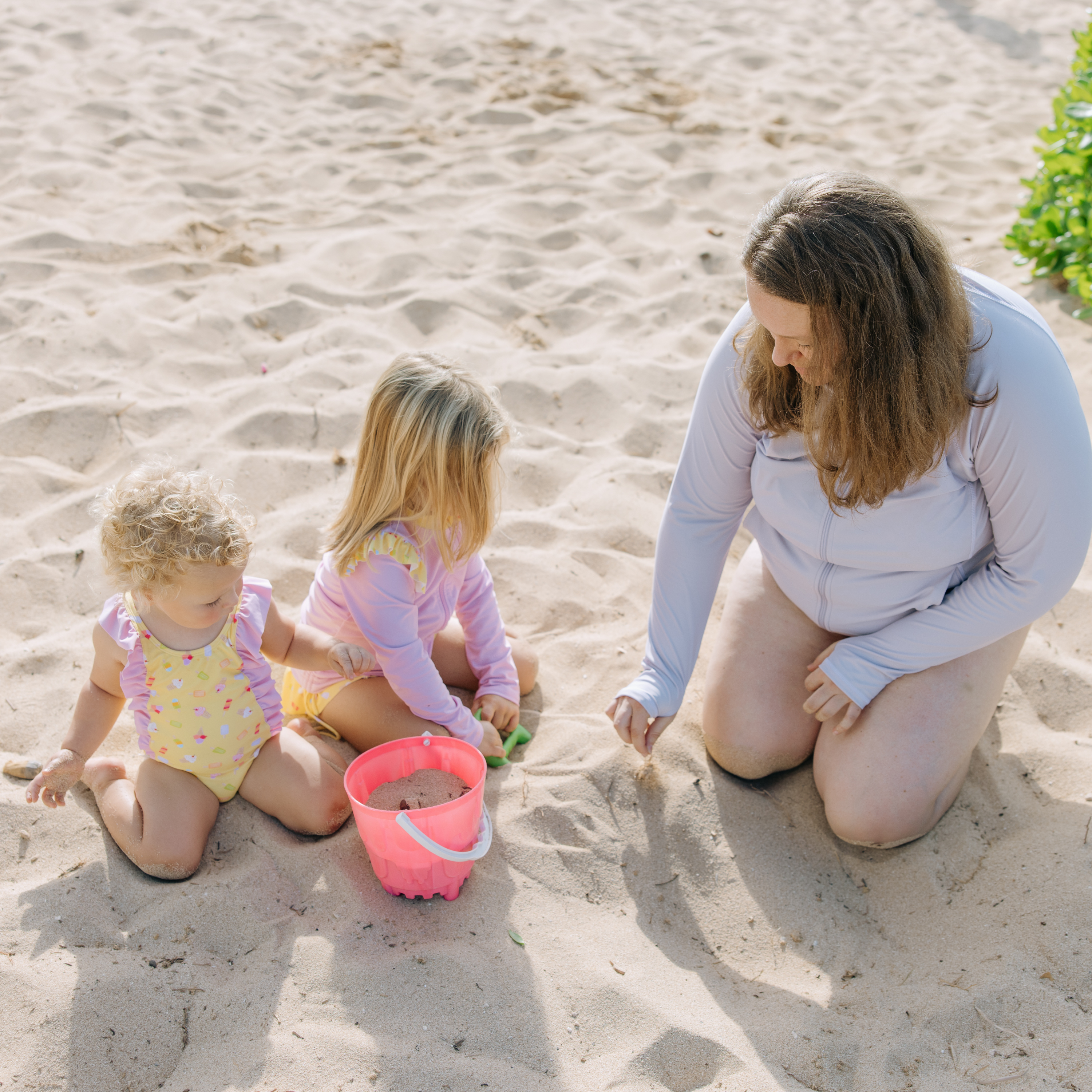 Girls Ruffle One-Piece Swimsuit | "Too Sweet" Sweetie-SwimZip UPF 50+ Sun Protective Swimwear & UV Zipper Rash Guards-pos5