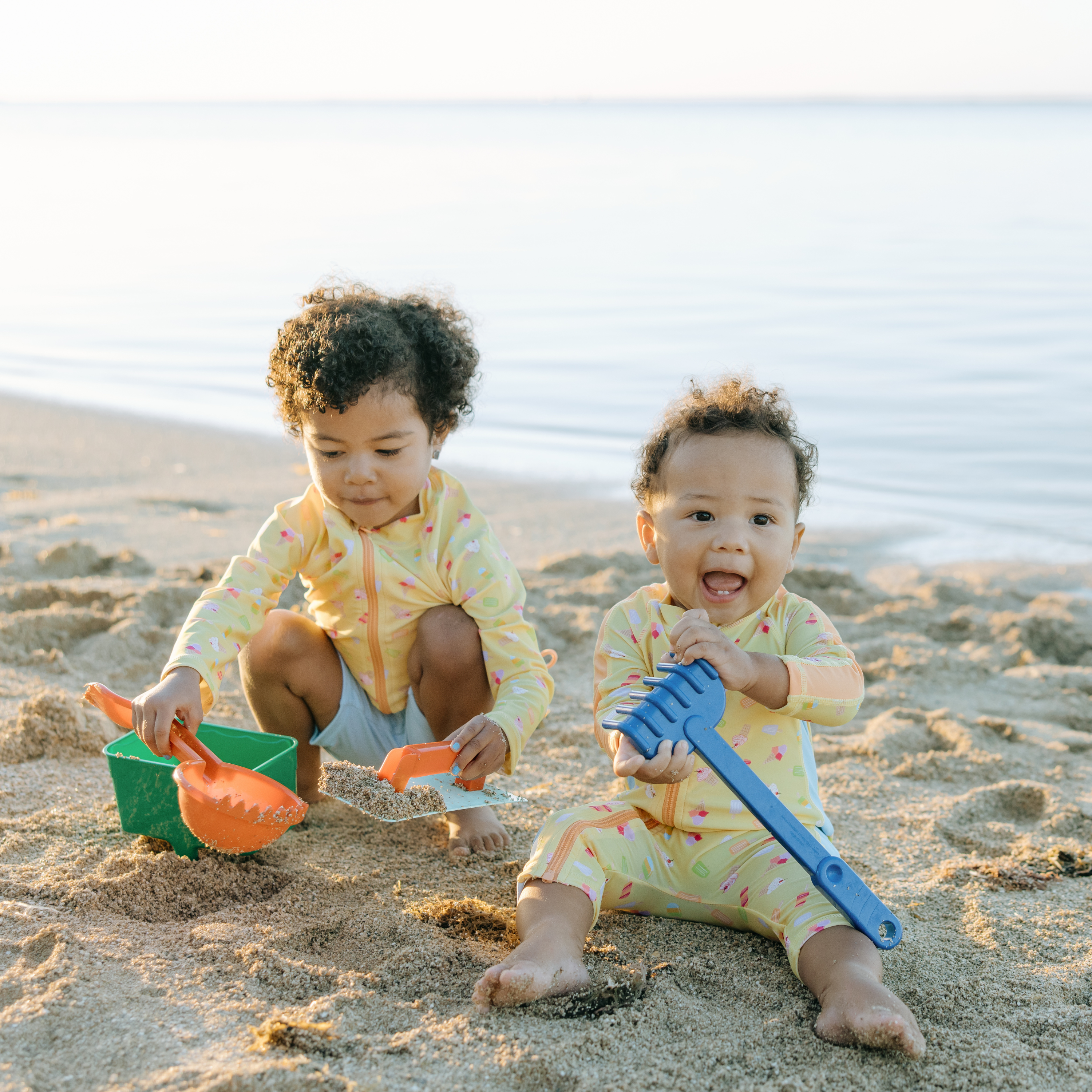 Sunsuit - Long Sleeve Romper Swimsuit | "Sweetie"-SwimZip UPF 50+ Sun Protective Swimwear & UV Zipper Rash Guards-pos5