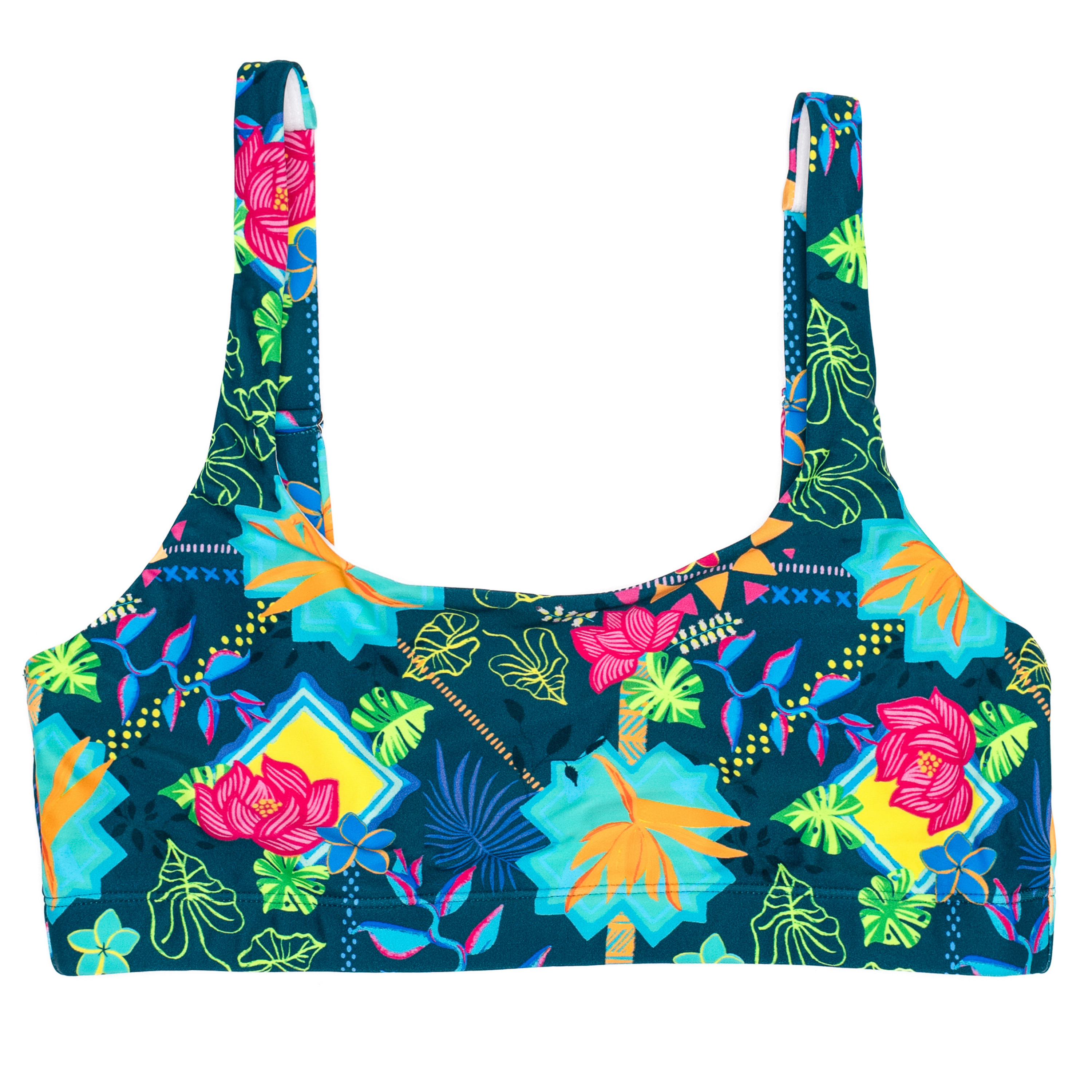 Women's Scoop Neck Bikini Top | "Summer Max"-XS-Summer Max-SwimZip UPF 50+ Sun Protective Swimwear & UV Zipper Rash Guards-pos1