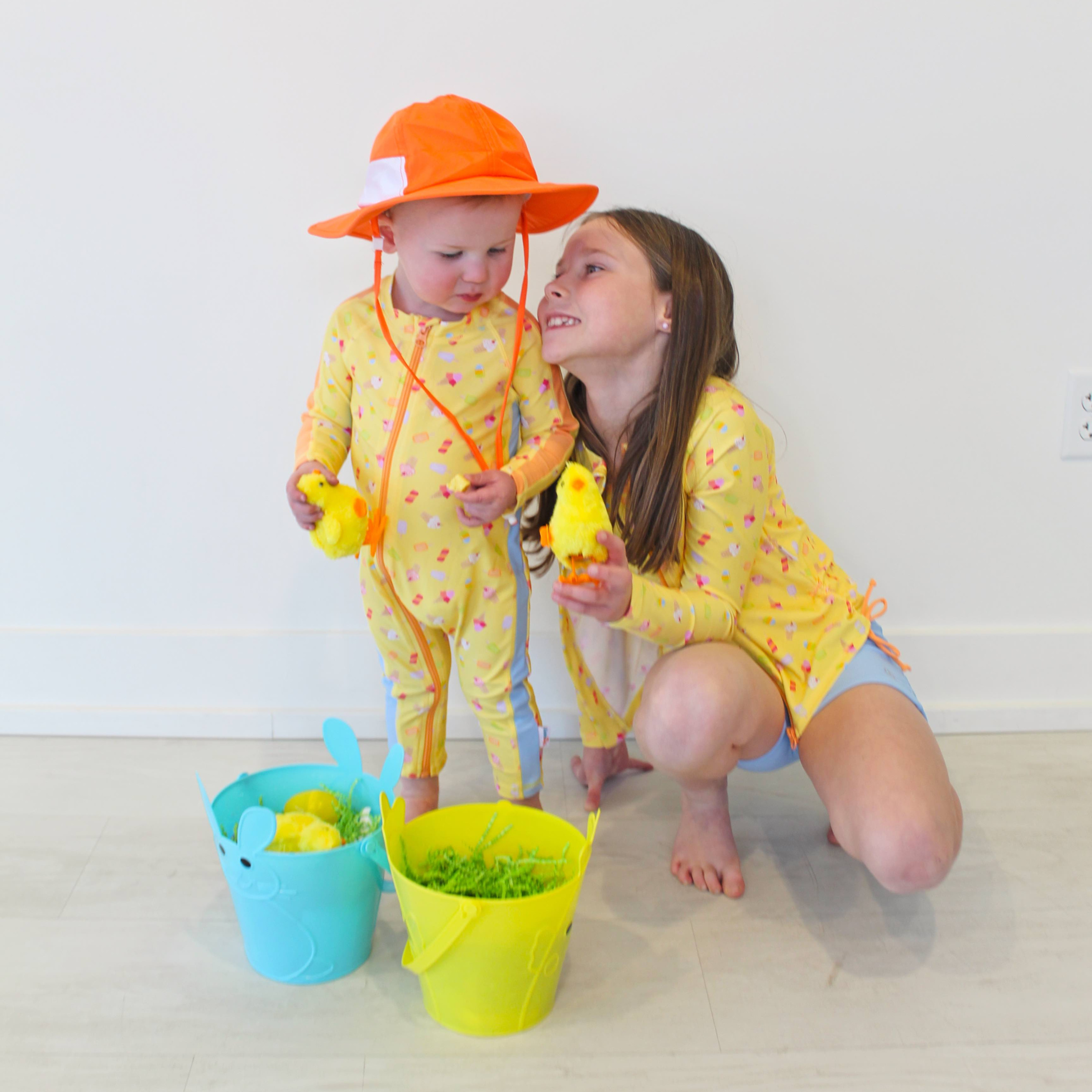 Sunsuit - Long Sleeve Romper Swimsuit | "Sweetie"-SwimZip UPF 50+ Sun Protective Swimwear & UV Zipper Rash Guards-pos7