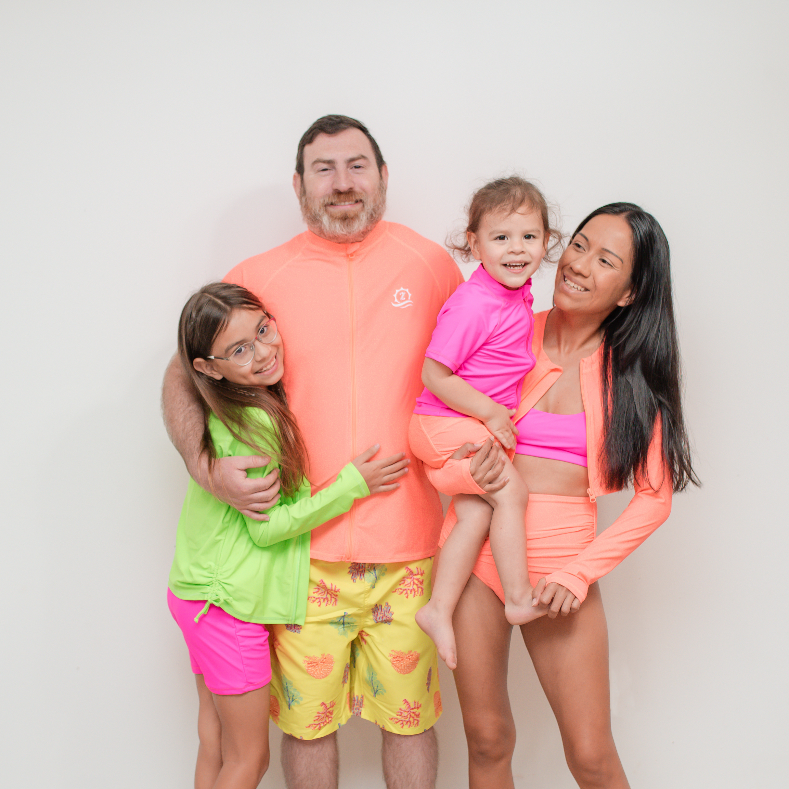 Men's Short Sleeve Rash Guard | “Neon Orange"-SwimZip UPF 50+ Sun Protective Swimwear & UV Zipper Rash Guards-pos7
