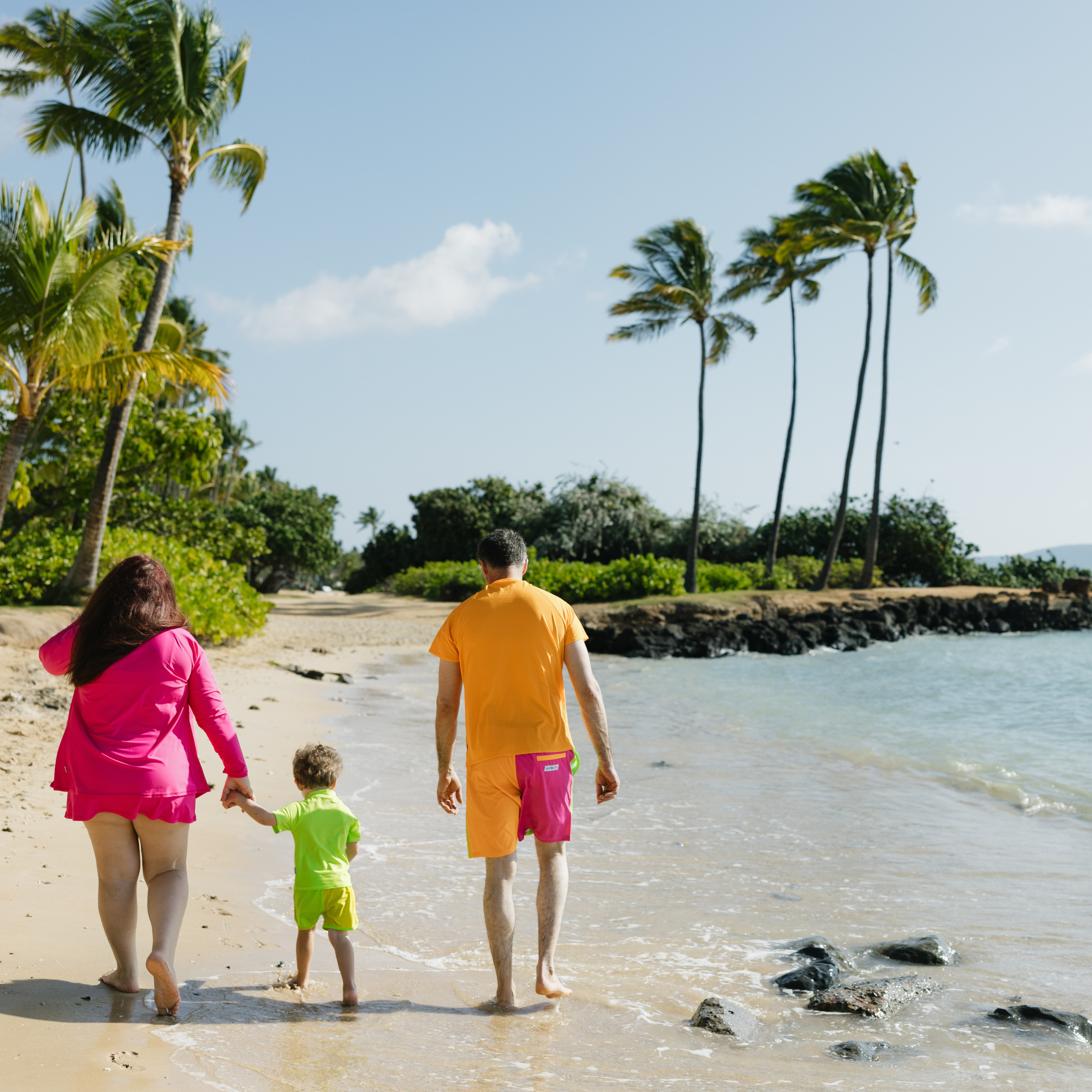 Kids Swim Track Shorts | "Volt"-SwimZip UPF 50+ Sun Protective Swimwear & UV Zipper Rash Guards-pos8