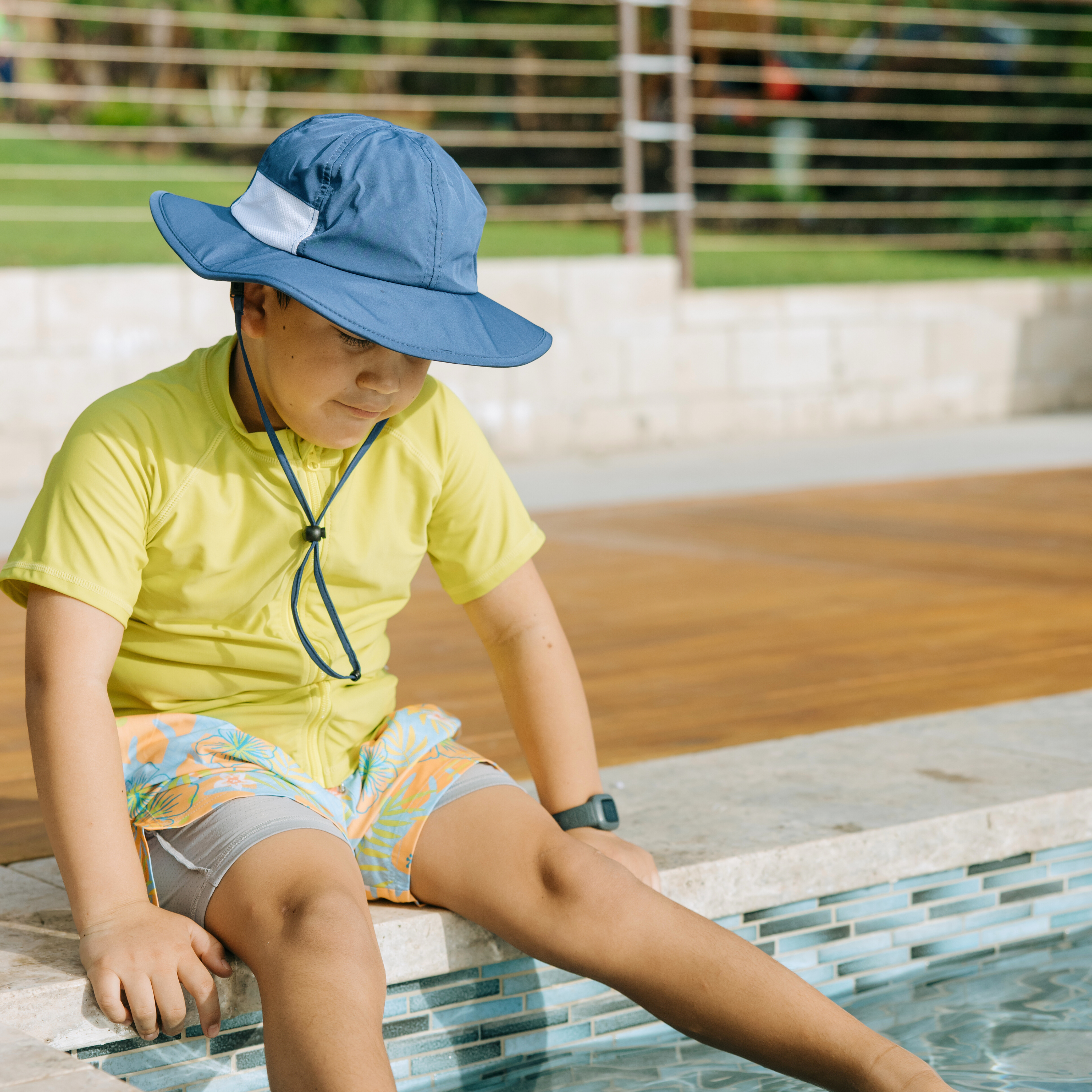 Boys Swim Trunks Boxer Brief Liner (sizes 6-14) | “Groovy"-SwimZip UPF 50+ Sun Protective Swimwear & UV Zipper Rash Guards-pos7
