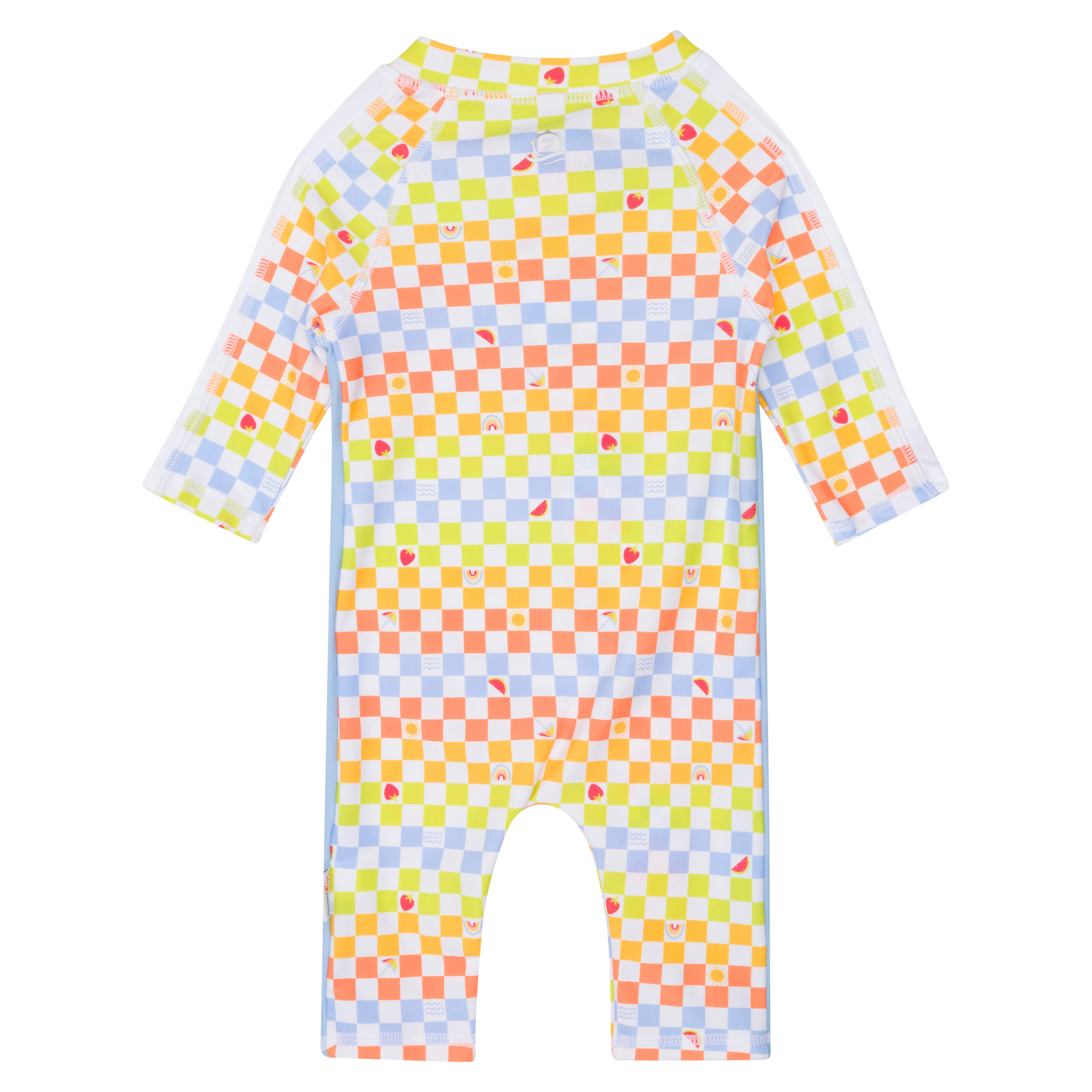 Sunsuit - Long Sleeve Romper Swimsuit | "Gamified"-SwimZip UPF 50+ Sun Protective Swimwear & UV Zipper Rash Guards-pos7
