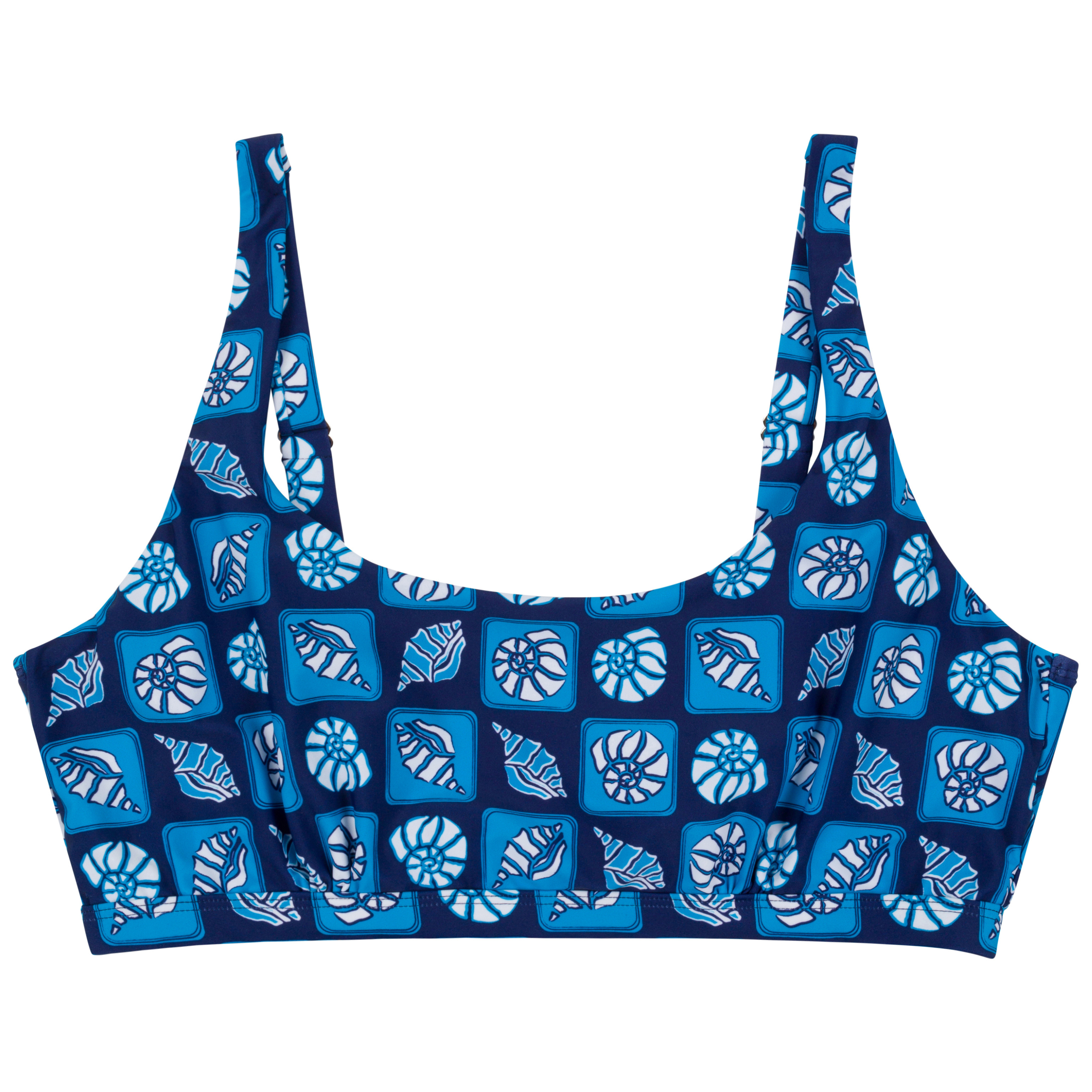 Women's Scoop Neck Bikini Top Plus Size | "Coastal"-SwimZip UPF 50+ Sun Protective Swimwear & UV Zipper Rash Guards-pos1