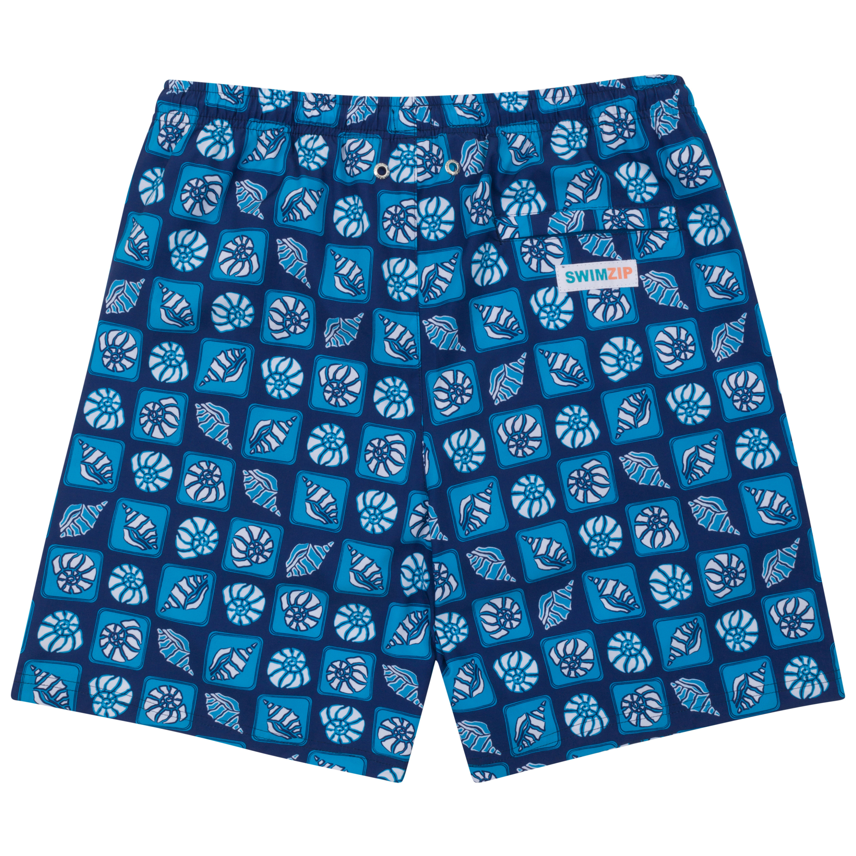 Men's 8" Swim Trunks Boxer Brief Liner | "Coastal"-SwimZip UPF 50+ Sun Protective Swimwear & UV Zipper Rash Guards-pos9