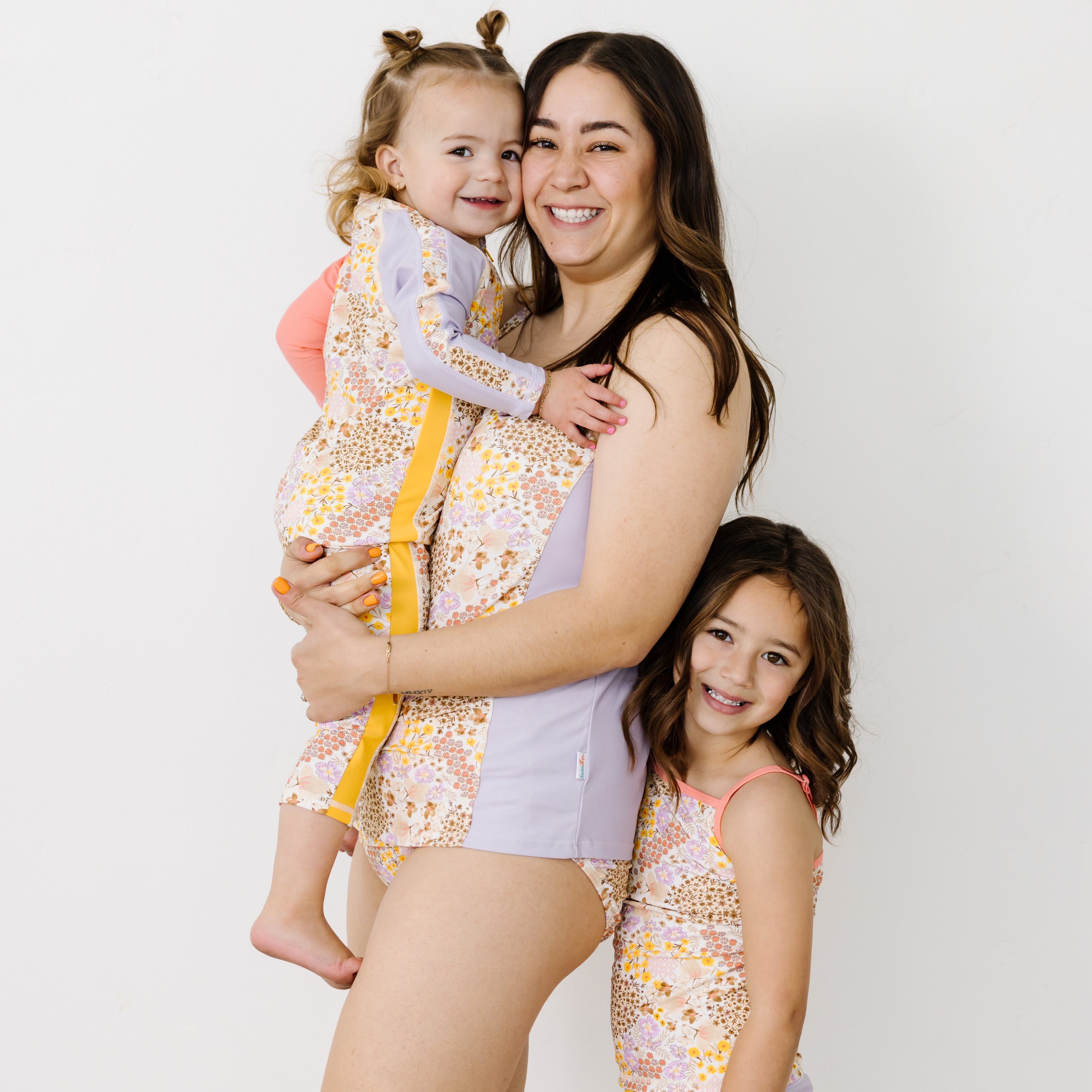 Women’s Strappy A-Line Tankini Top | “Meadows”-SwimZip UPF 50+ Sun Protective Swimwear & UV Zipper Rash Guards-pos2