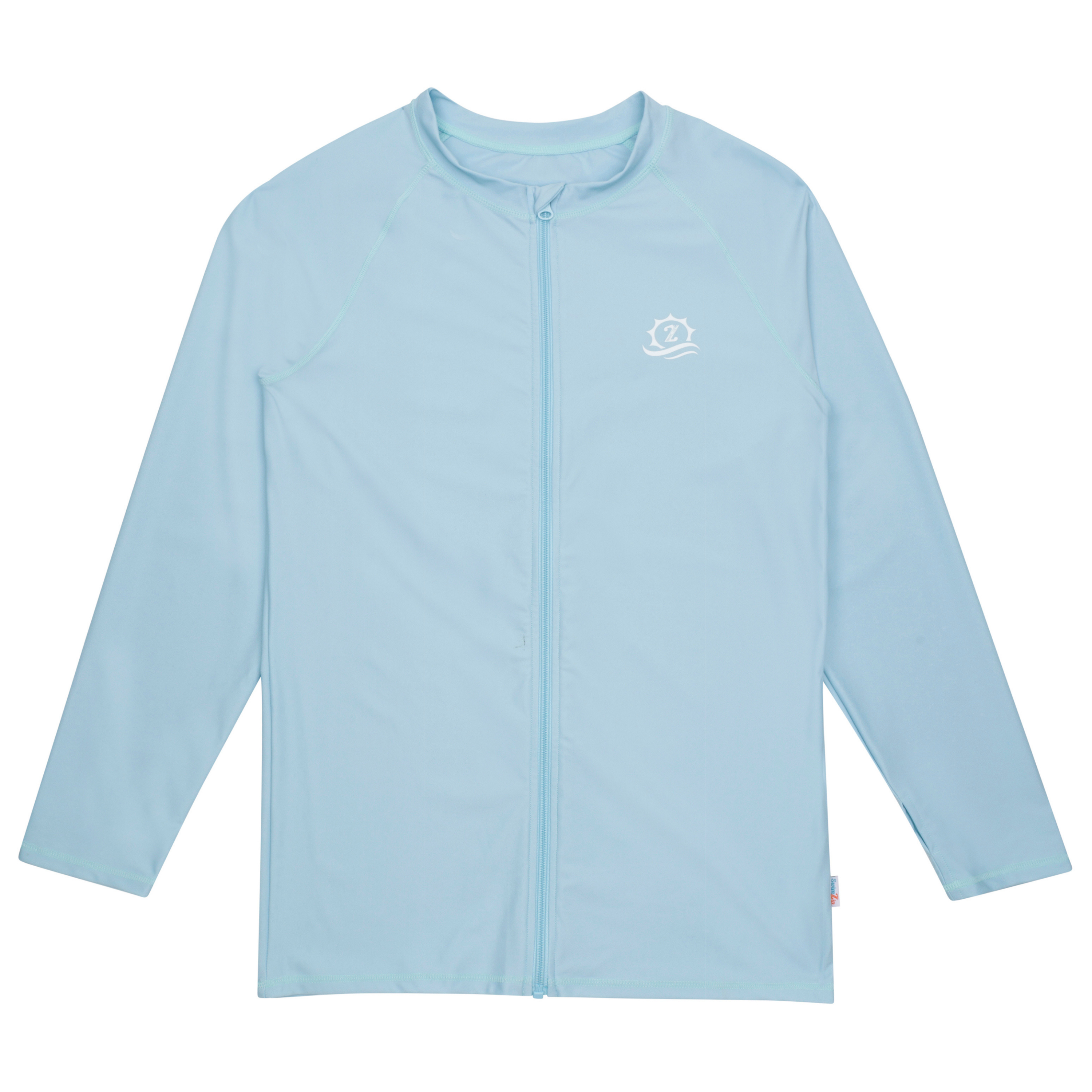 Men's Long Sleeve Rash Guard | "Dream Blue”-S-Dream Blue-SwimZip UPF 50+ Sun Protective Swimwear & UV Zipper Rash Guards-pos1
