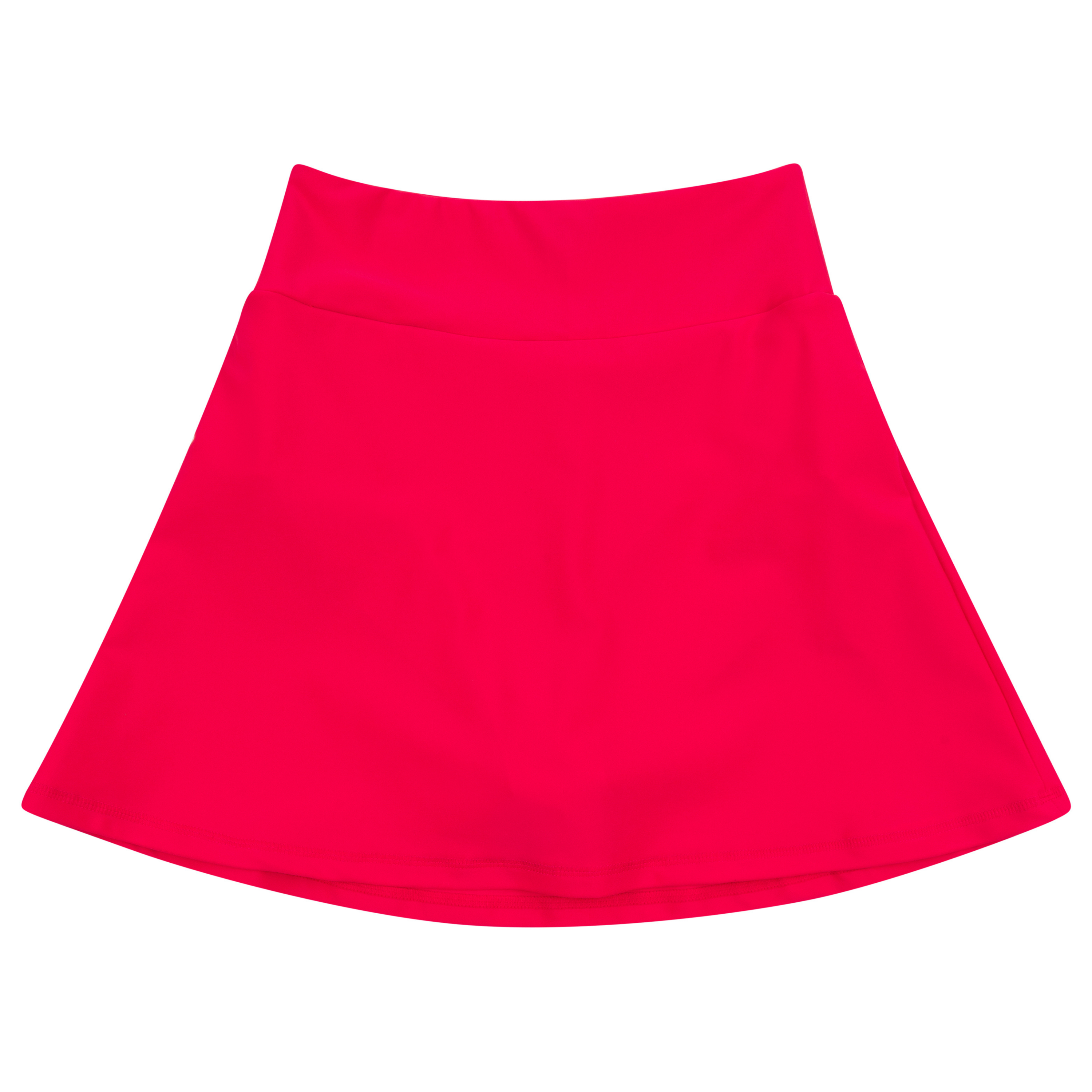 Women's A-Line Tummy Control Swim Skirt | "Red"-XS-Red-SwimZip UPF 50+ Sun Protective Swimwear & UV Zipper Rash Guards-pos1
