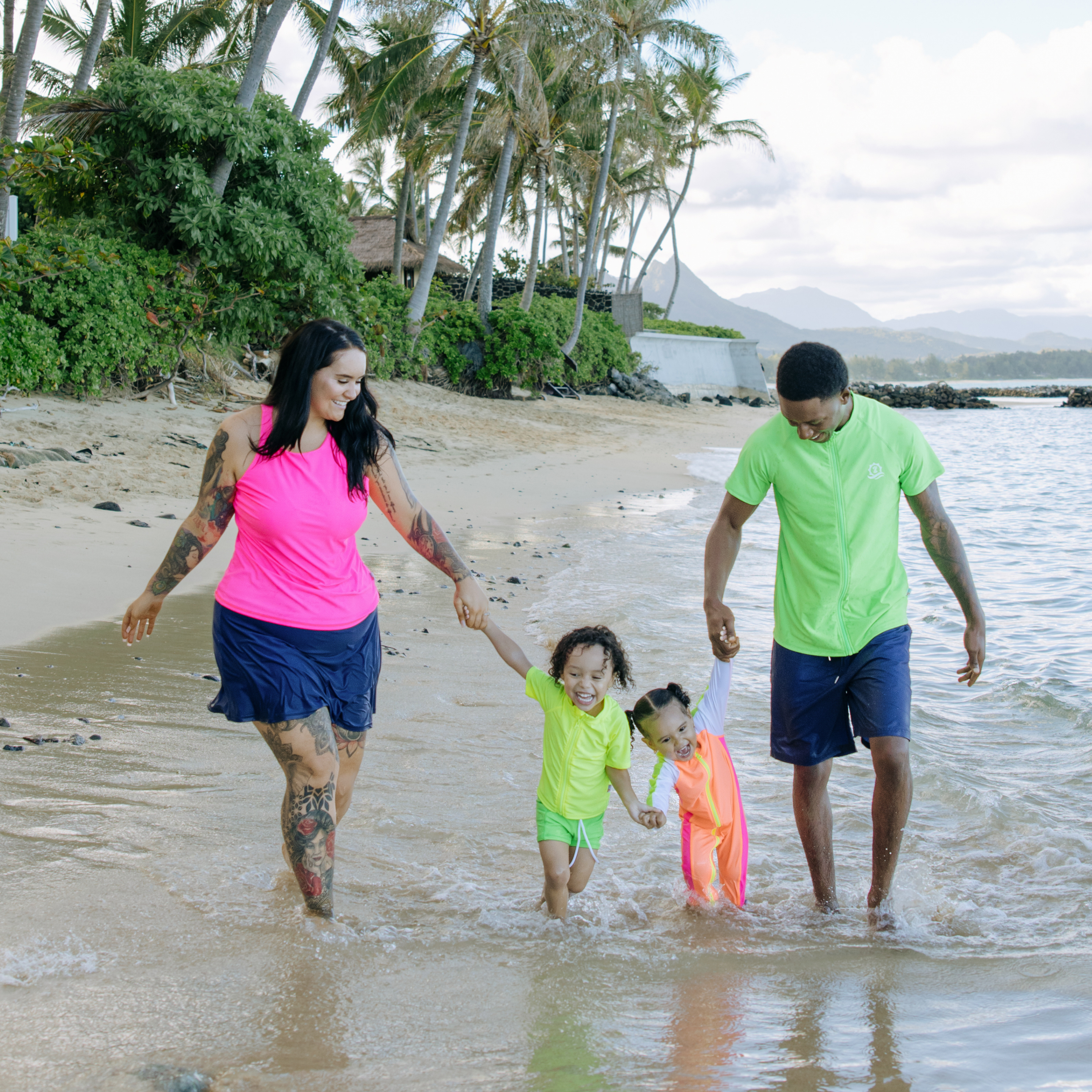 Men's Short Sleeve Rash Guard | “Neon Green”-SwimZip UPF 50+ Sun Protective Swimwear & UV Zipper Rash Guards-pos11