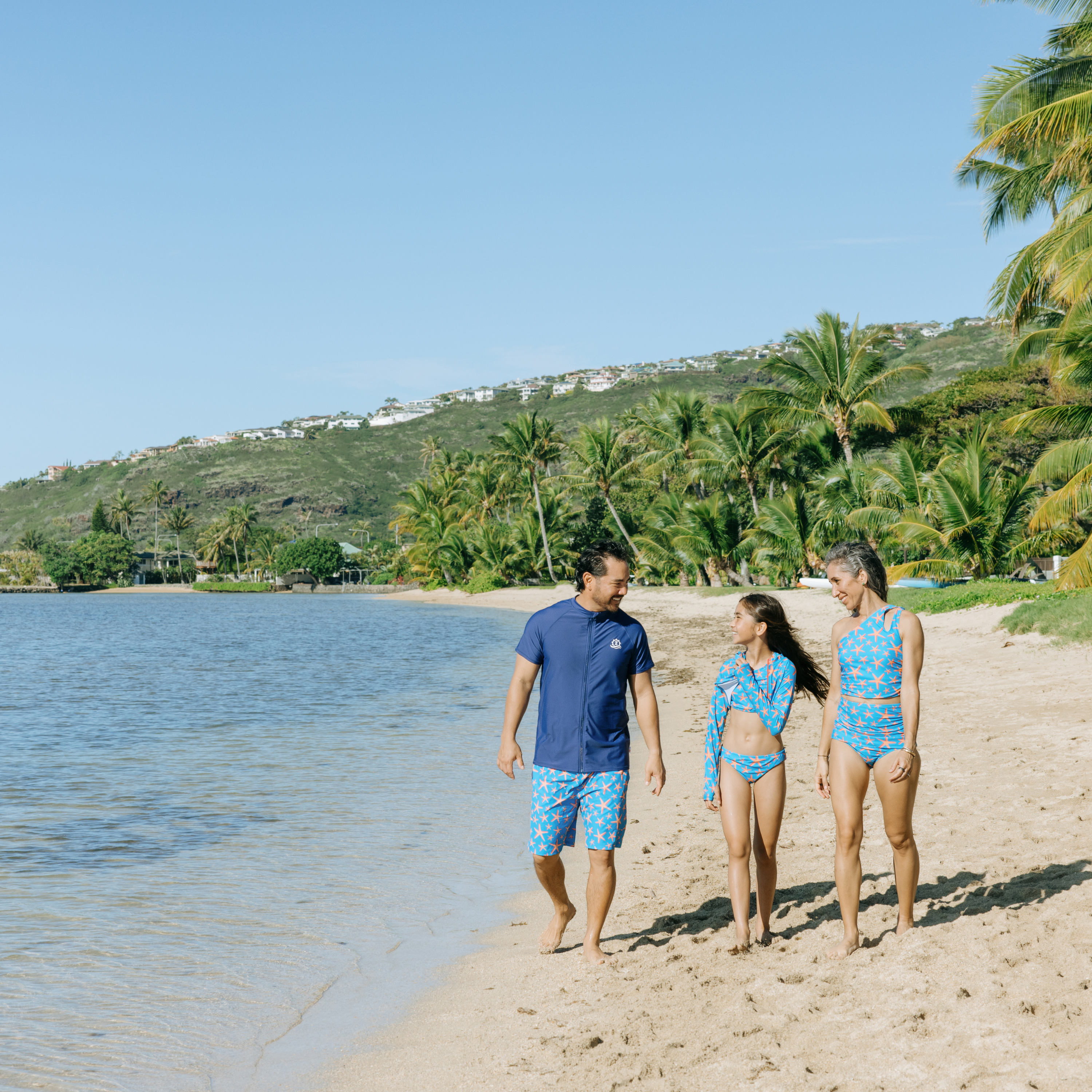 Men's 8" Swim Trunks Boxer Brief Liner | "Starfish"-SwimZip UPF 50+ Sun Protective Swimwear & UV Zipper Rash Guards-pos10