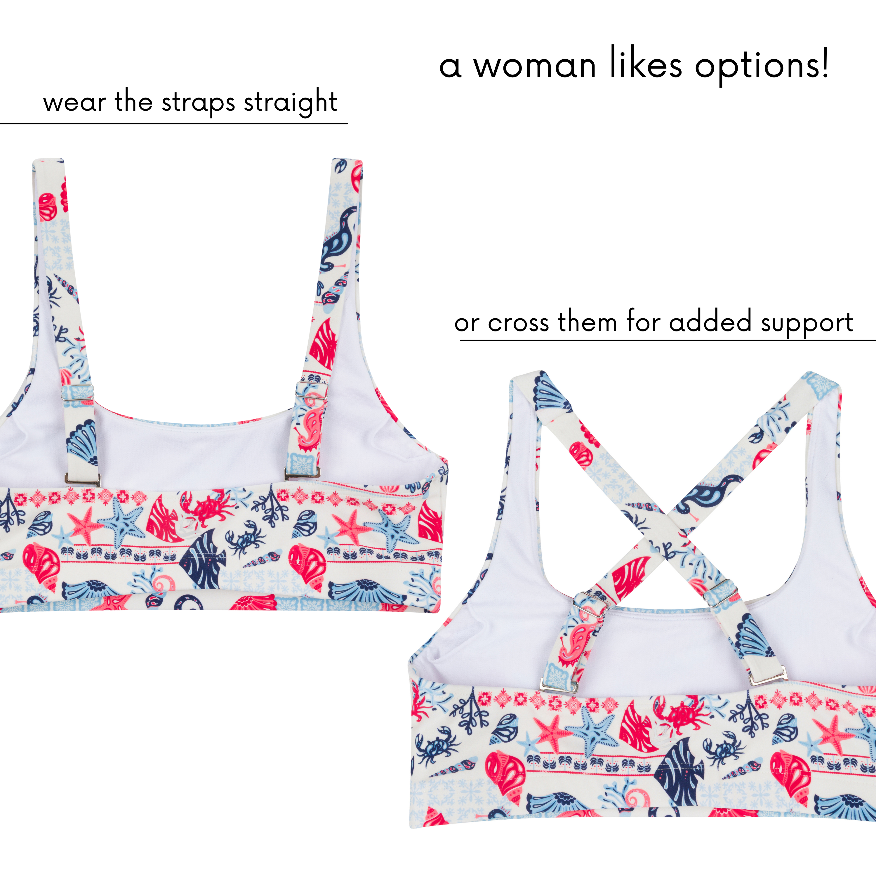 Women's Scoop Neck Bikini Top | "Marina"-SwimZip UPF 50+ Sun Protective Swimwear & UV Zipper Rash Guards-pos8