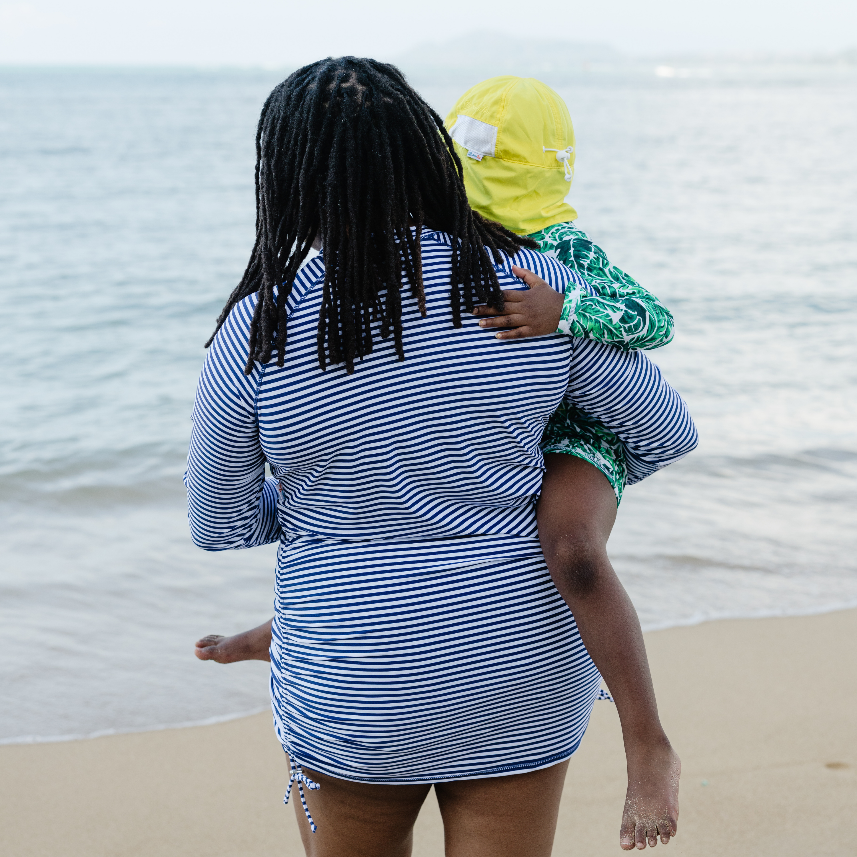 Women's Half Zip Swim Dress Cover Up | "Stunner"-SwimZip UPF 50+ Sun Protective Swimwear & UV Zipper Rash Guards-pos11