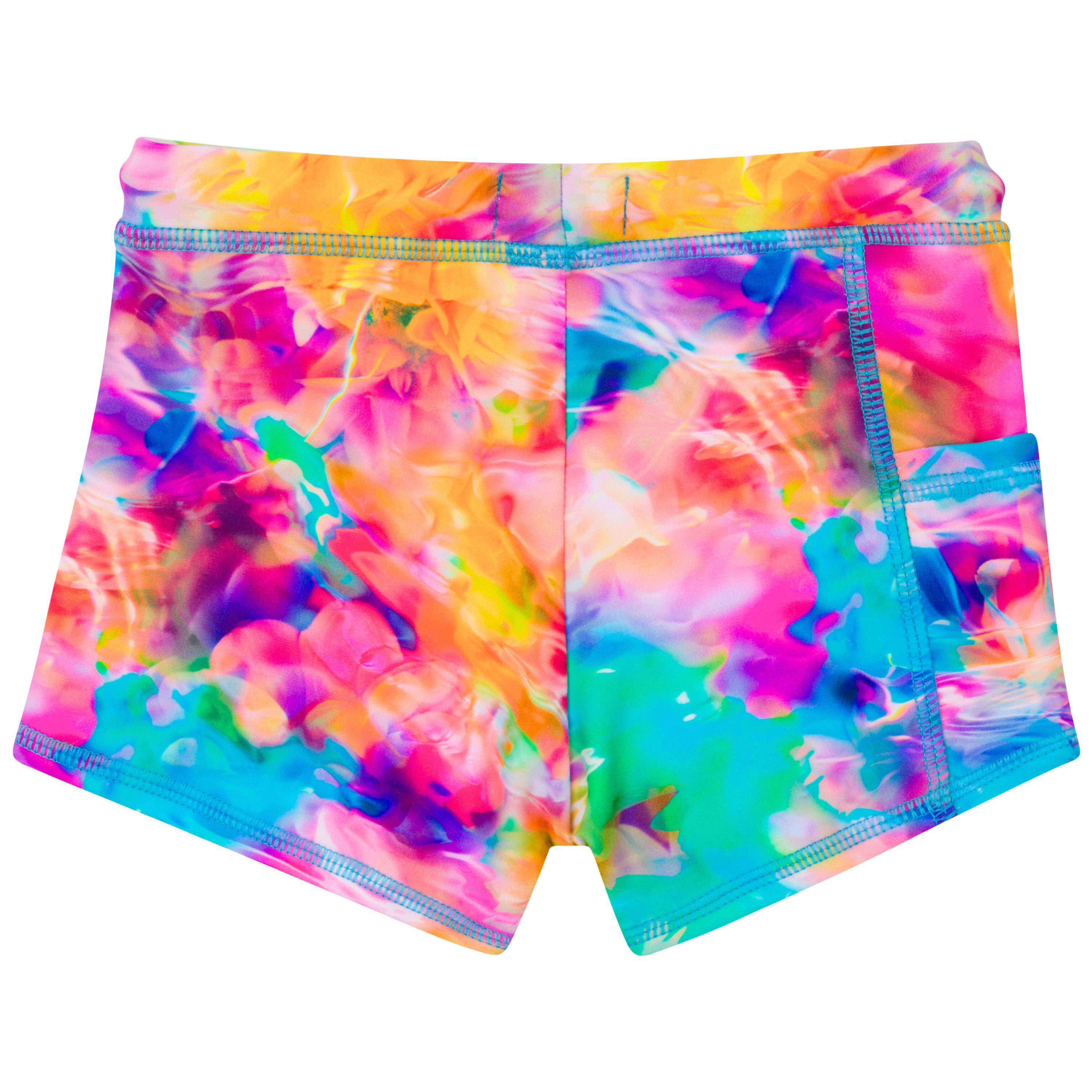 Kids Euro Swim Shorties | "Impressions"-SwimZip UPF 50+ Sun Protective Swimwear & UV Zipper Rash Guards-pos8