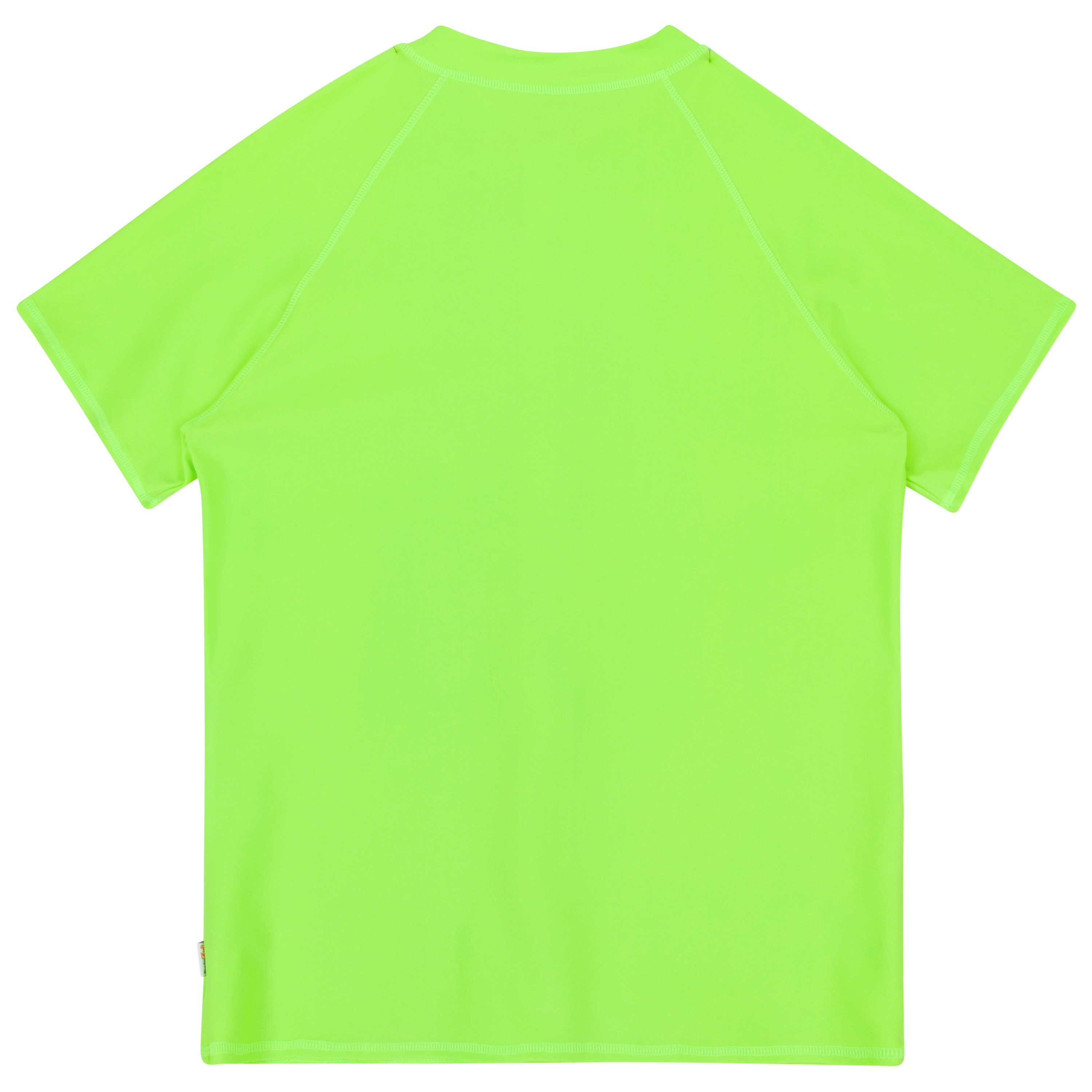 Men's Short Sleeve Rash Guard | “Electric Green"-SwimZip UPF 50+ Sun Protective Swimwear & UV Zipper Rash Guards-pos10