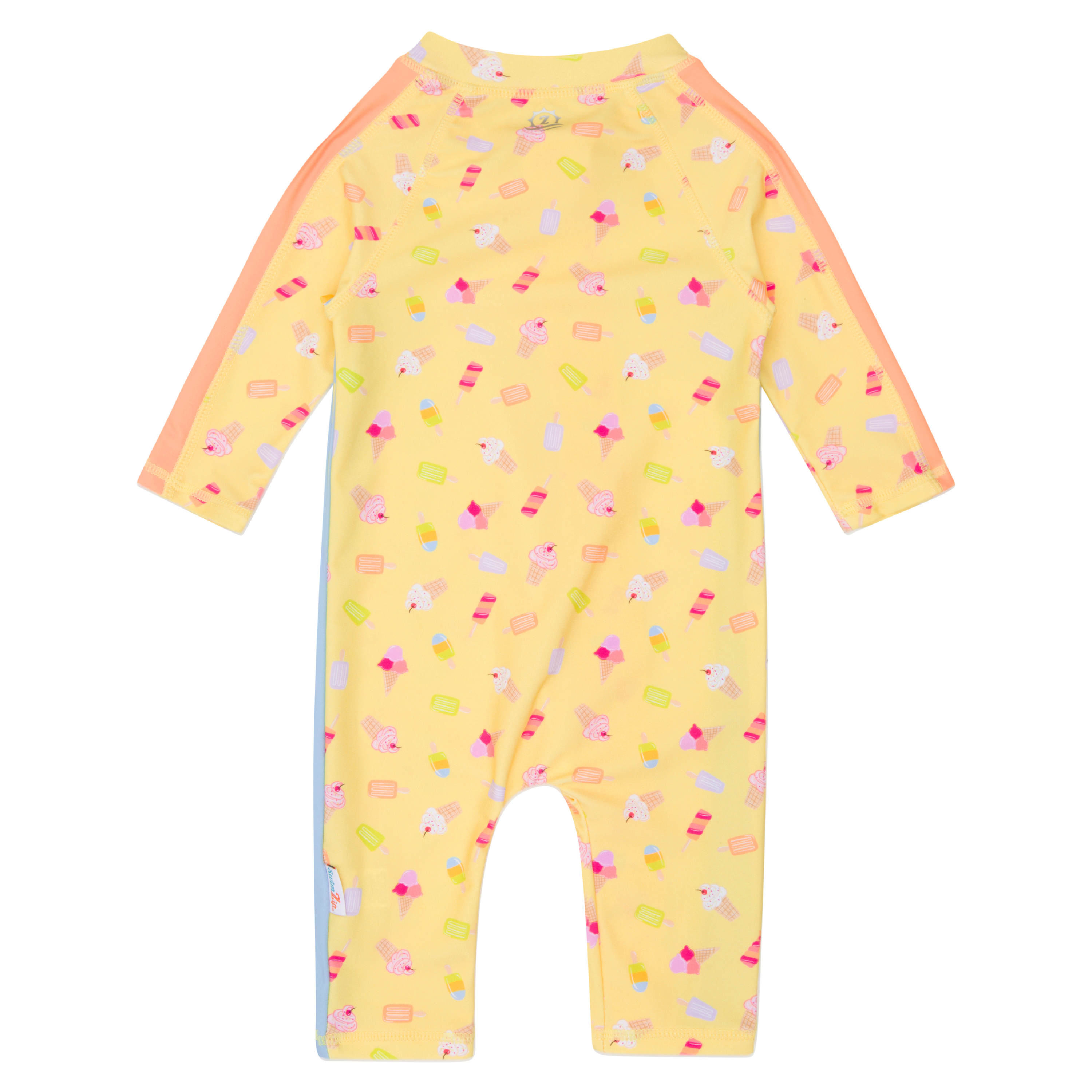Sunsuit - Long Sleeve Romper Swimsuit | "Sweetie"-SwimZip UPF 50+ Sun Protective Swimwear & UV Zipper Rash Guards-pos9