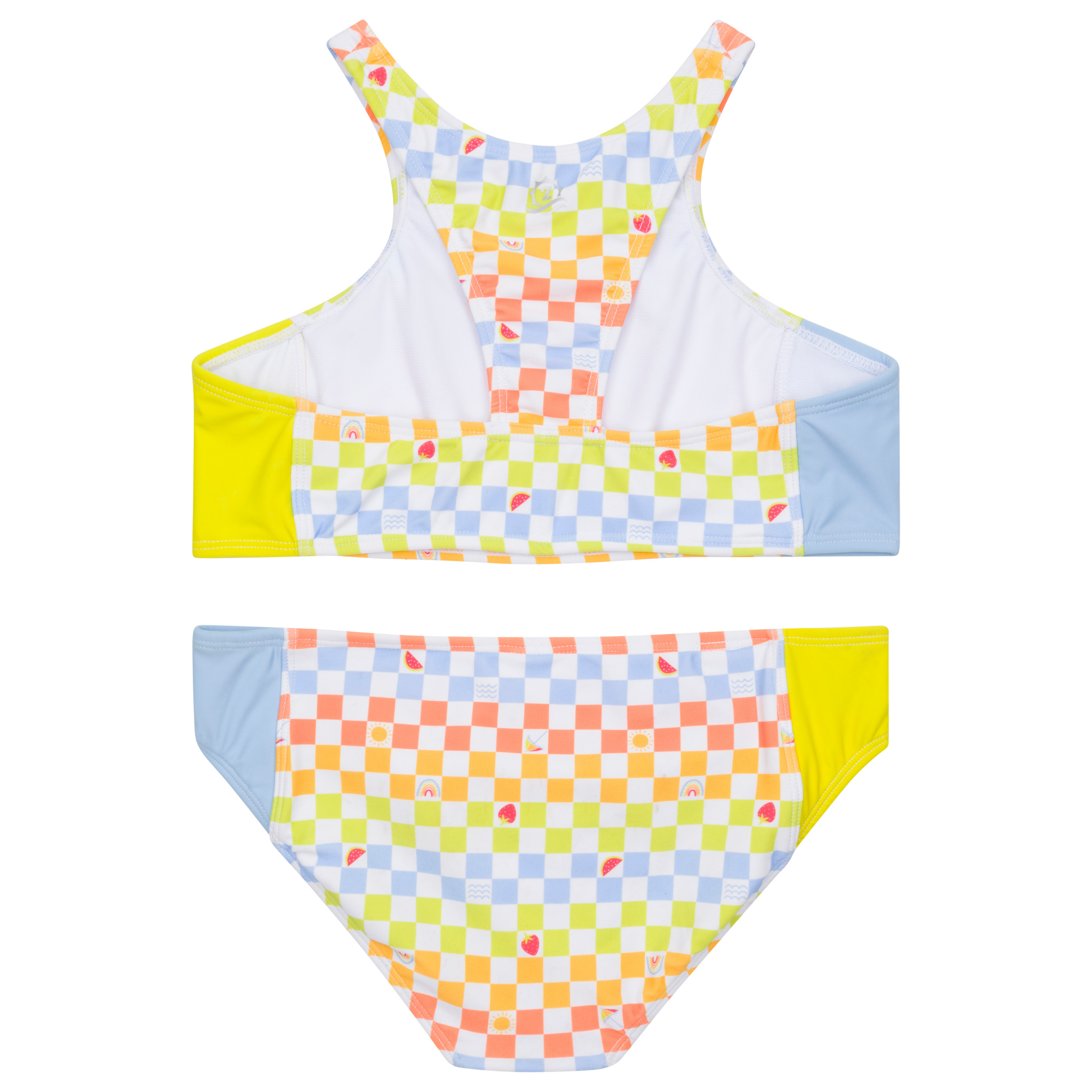 Girls Halter Top Bikini Set (2 Piece) | "Gamified"-SwimZip UPF 50+ Sun Protective Swimwear & UV Zipper Rash Guards-pos12