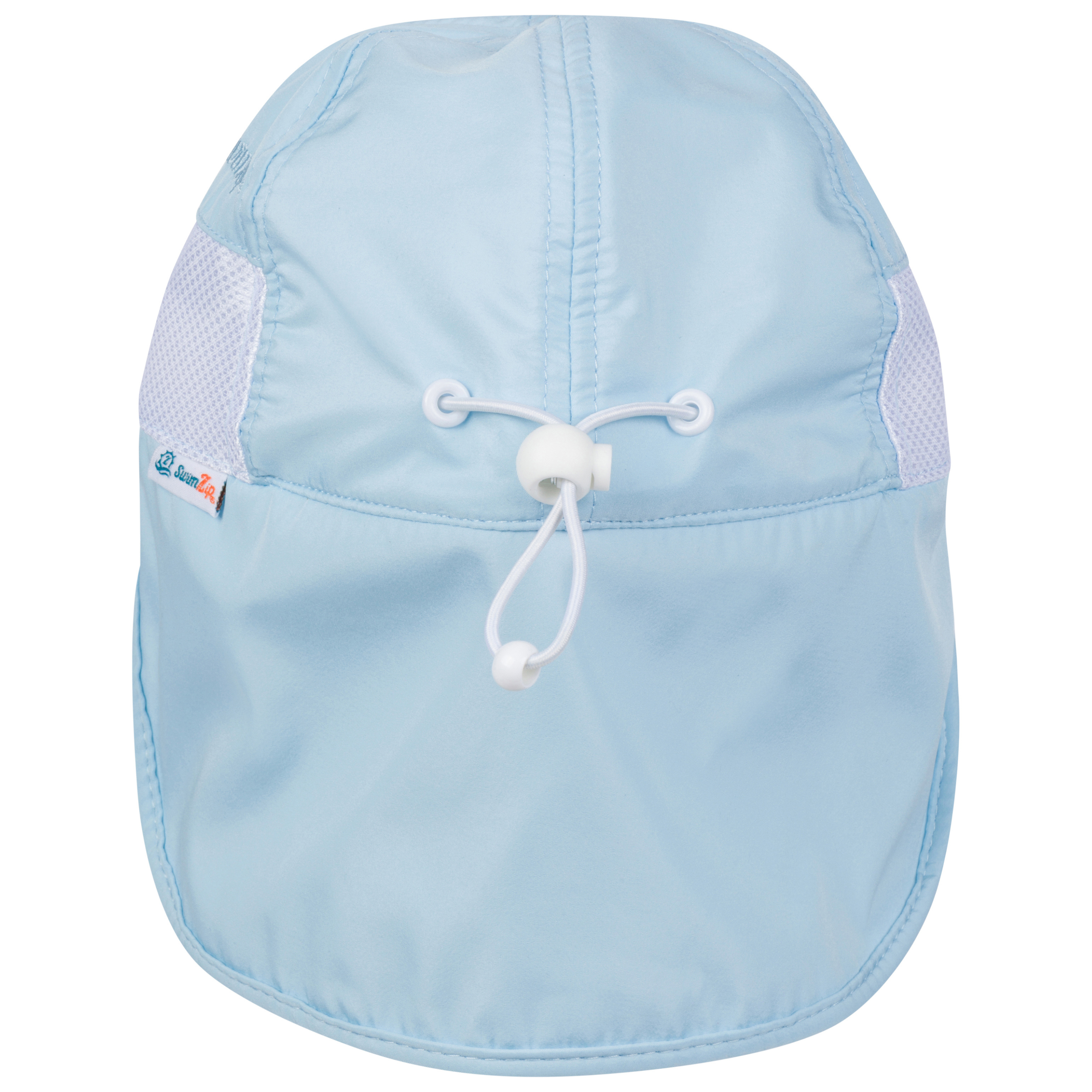 Kids Flap Hat | Dream Blue-SwimZip UPF 50+ Sun Protective Swimwear & UV Zipper Rash Guards-pos7