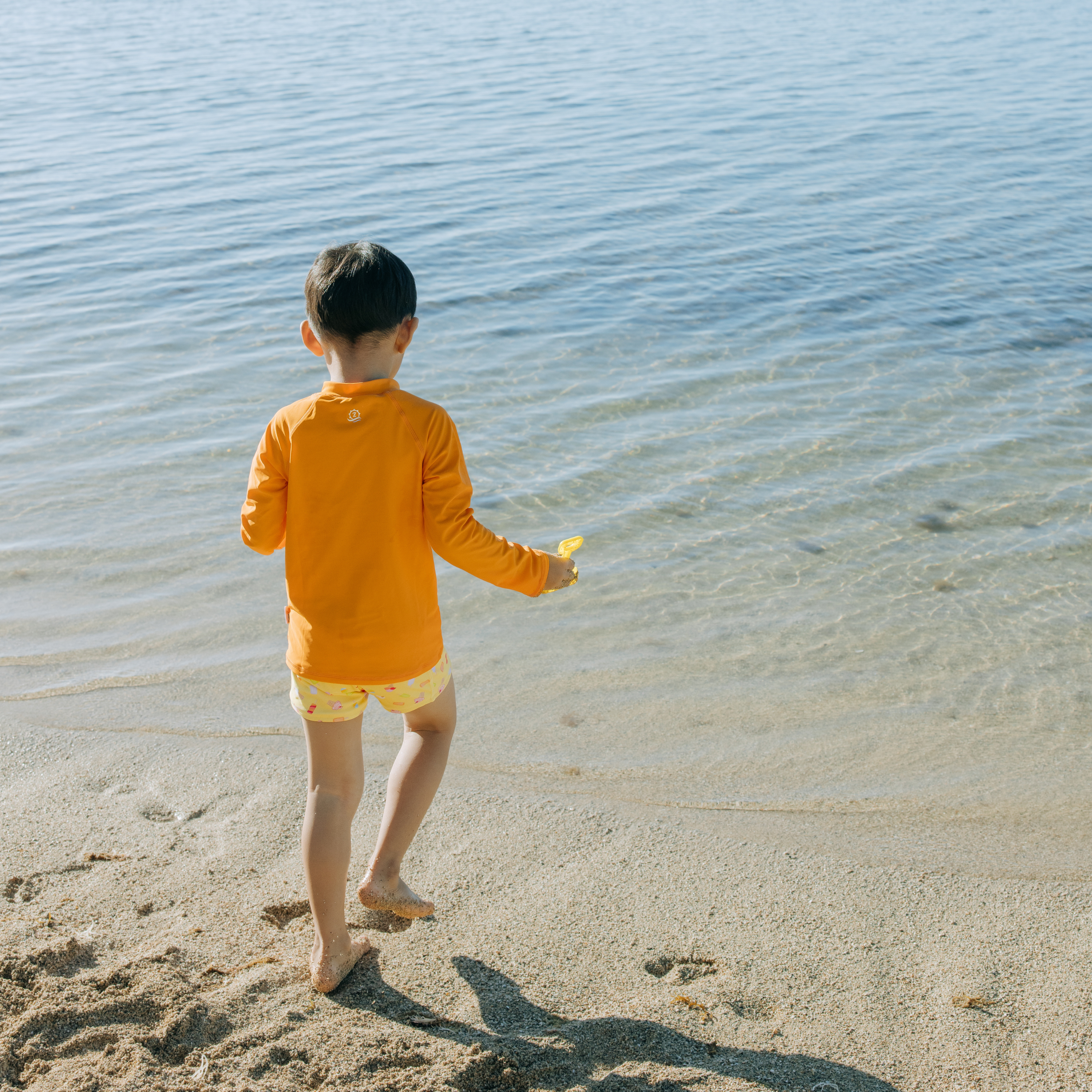 Kids Euro Swim Shorties | "Sweetie"-SwimZip UPF 50+ Sun Protective Swimwear & UV Zipper Rash Guards-pos9