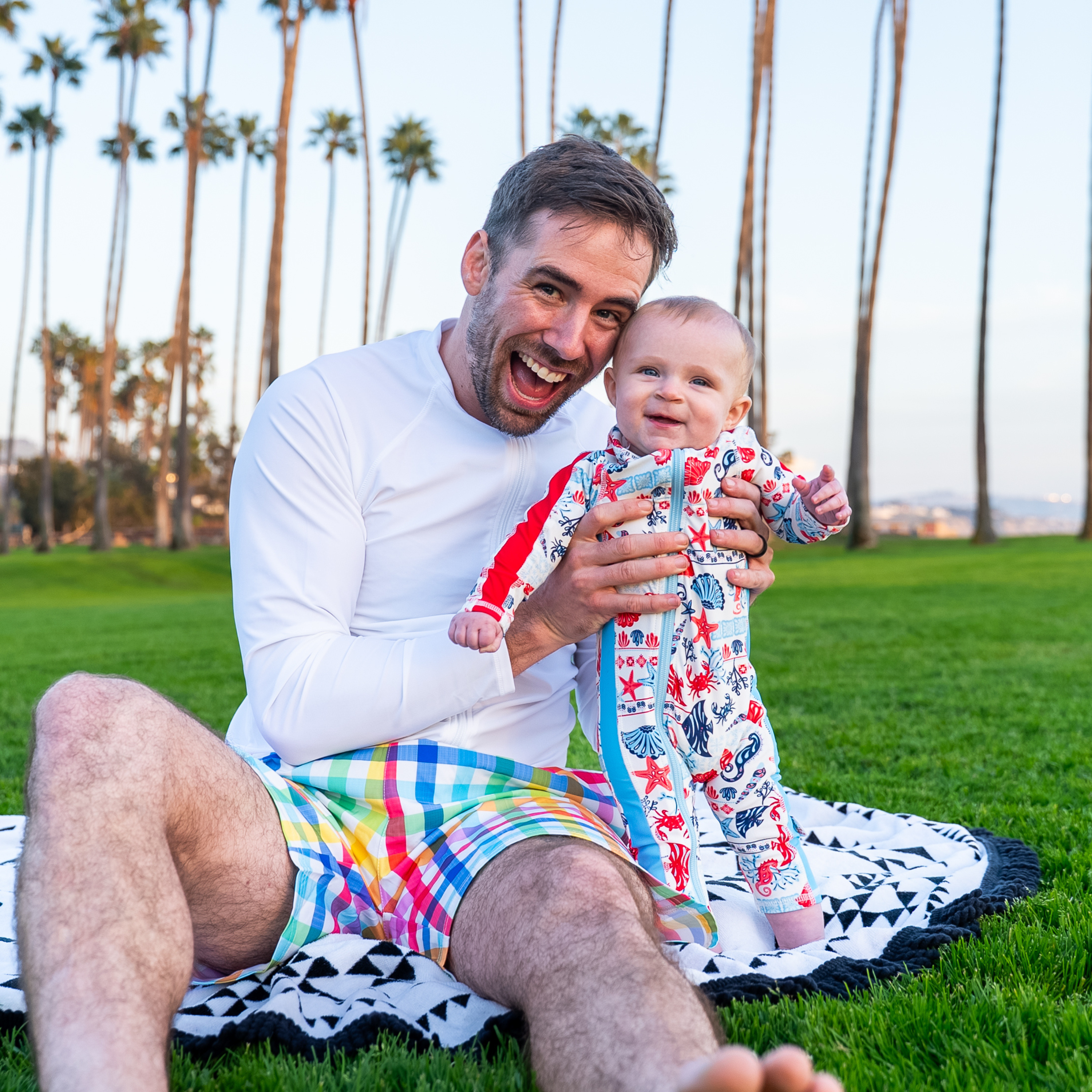 Men's Long Sleeve Rash Guard | "White”-SwimZip UPF 50+ Sun Protective Swimwear & UV Zipper Rash Guards-pos3