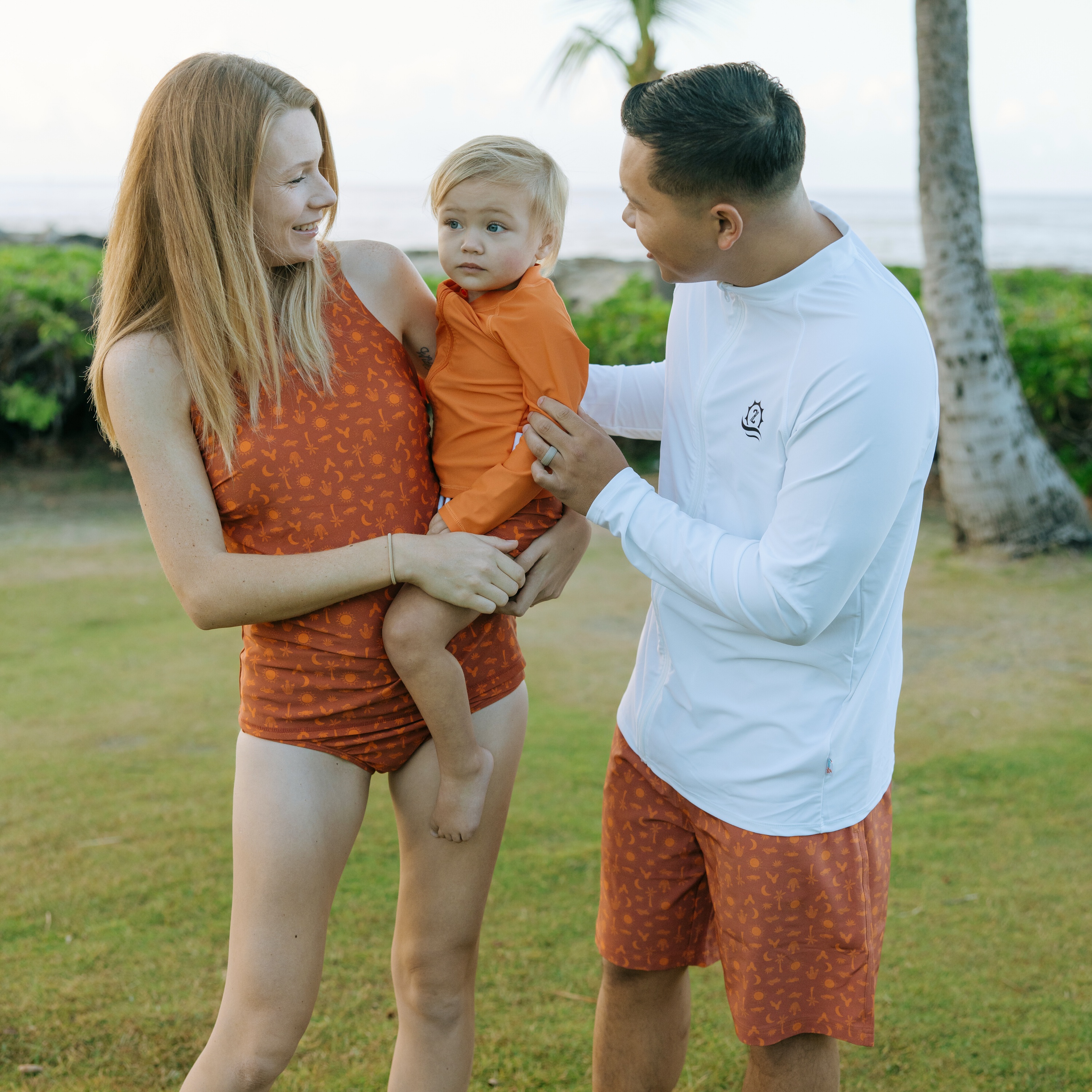 Men's 8" Swim Trunks Boxer Brief Liner | "Desert"-SwimZip UPF 50+ Sun Protective Swimwear & UV Zipper Rash Guards-pos5