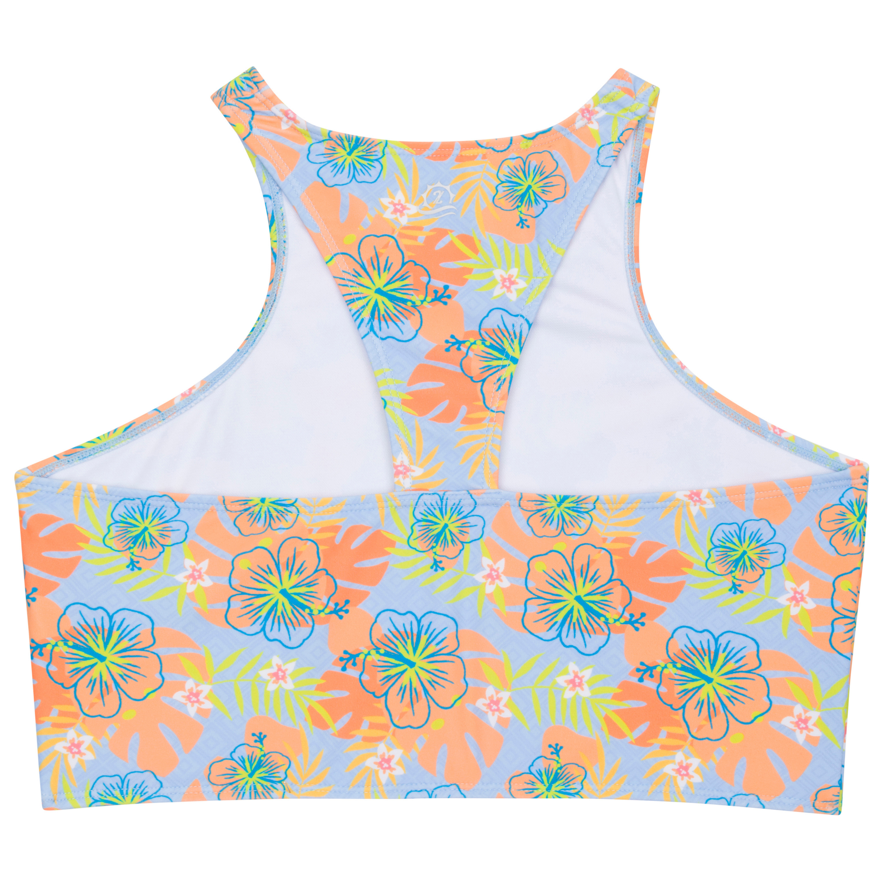 Women's Halter Bikini Top | "Groovy"-SwimZip UPF 50+ Sun Protective Swimwear & UV Zipper Rash Guards-pos10