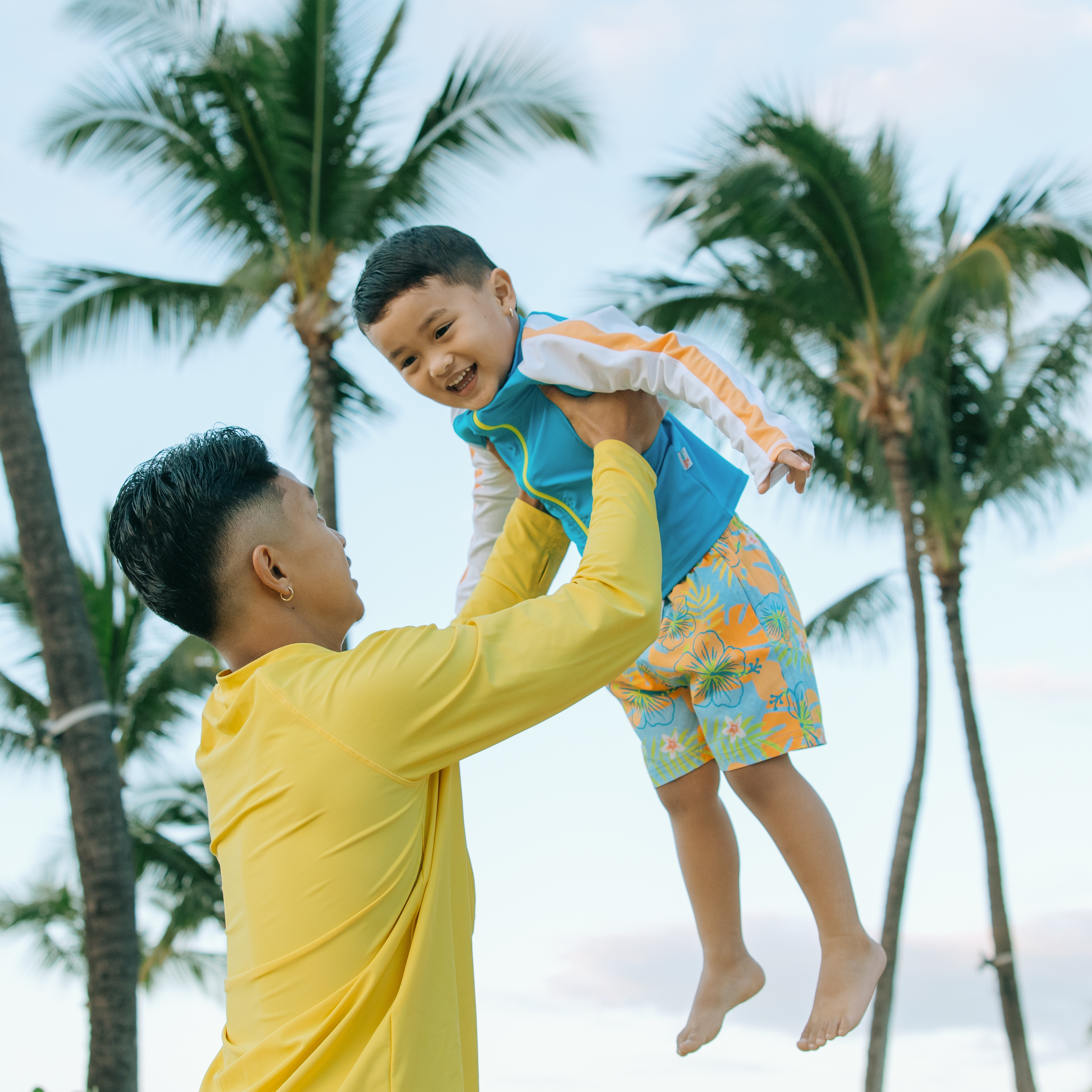 Men's Long Sleeve Rash Guard | "Yellow”-SwimZip UPF 50+ Sun Protective Swimwear & UV Zipper Rash Guards-pos10