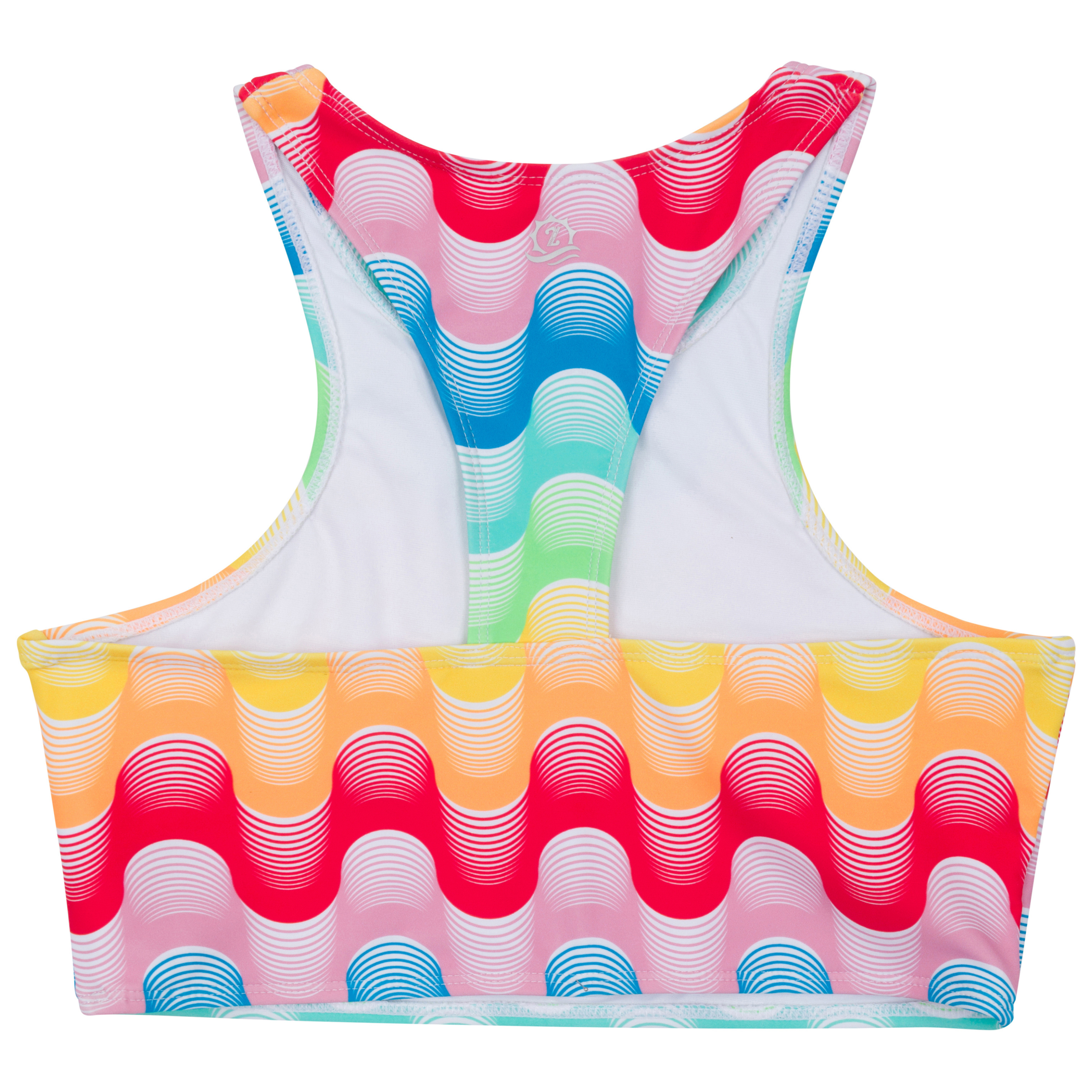 Women's Halter Bikini Top | "Surf's Up"-SwimZip UPF 50+ Sun Protective Swimwear & UV Zipper Rash Guards-pos9