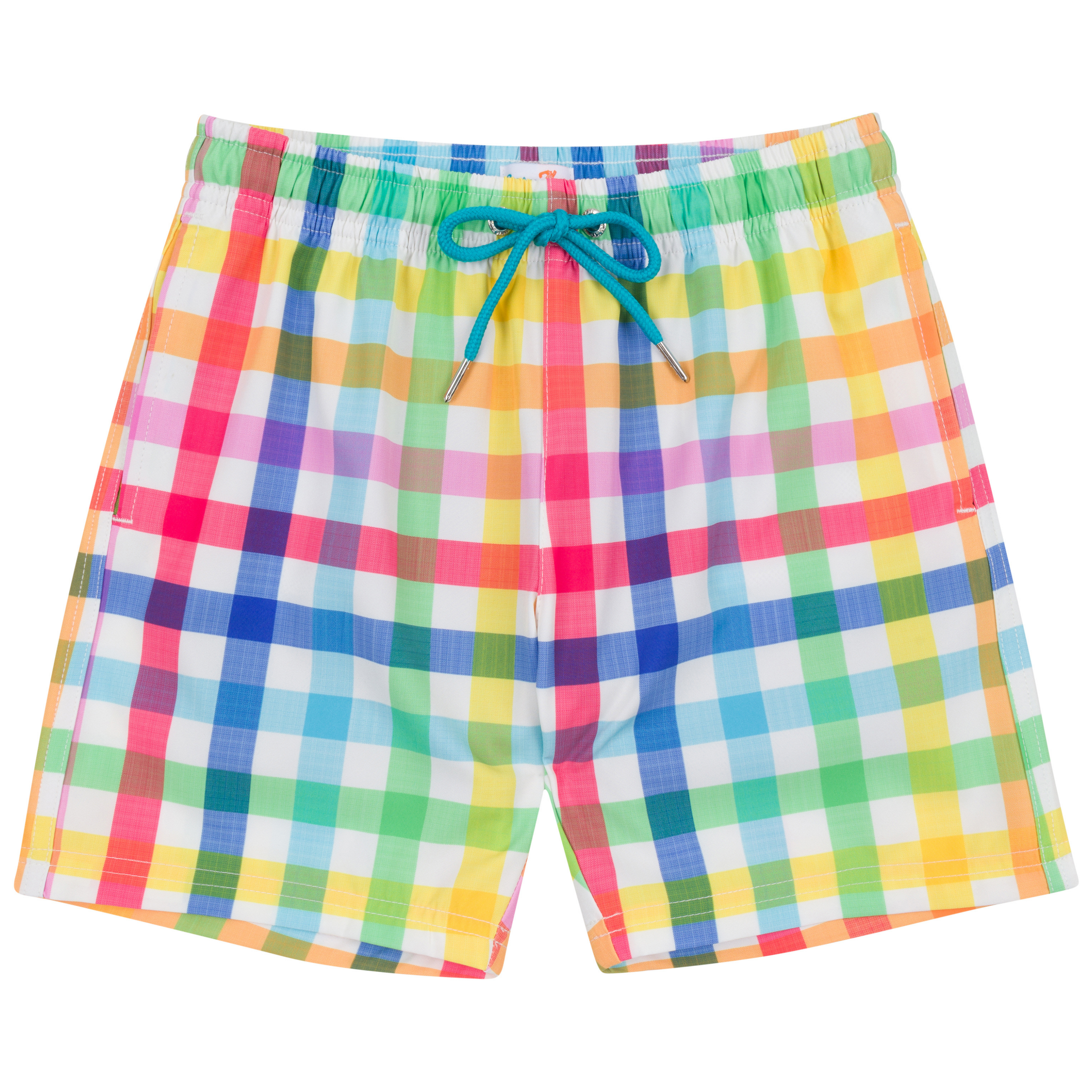 Boys Swim Trunks Boxer Brief Liner (sizes 6-14) | “Picnic Party"-6-8-Picnic Party-SwimZip UPF 50+ Sun Protective Swimwear & UV Zipper Rash Guards-pos1