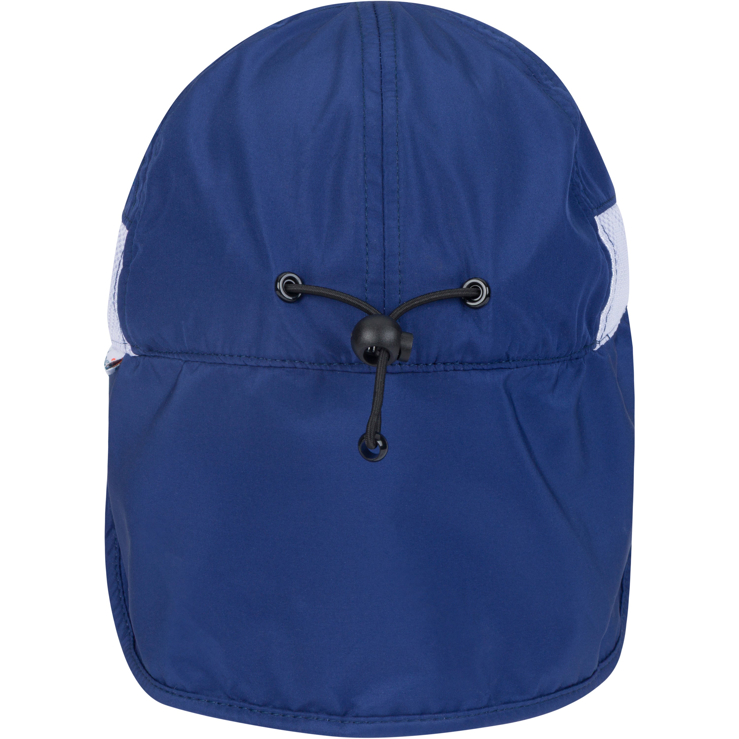 Kids Flap Hat | Navy-SwimZip UPF 50+ Sun Protective Swimwear & UV Zipper Rash Guards-pos6