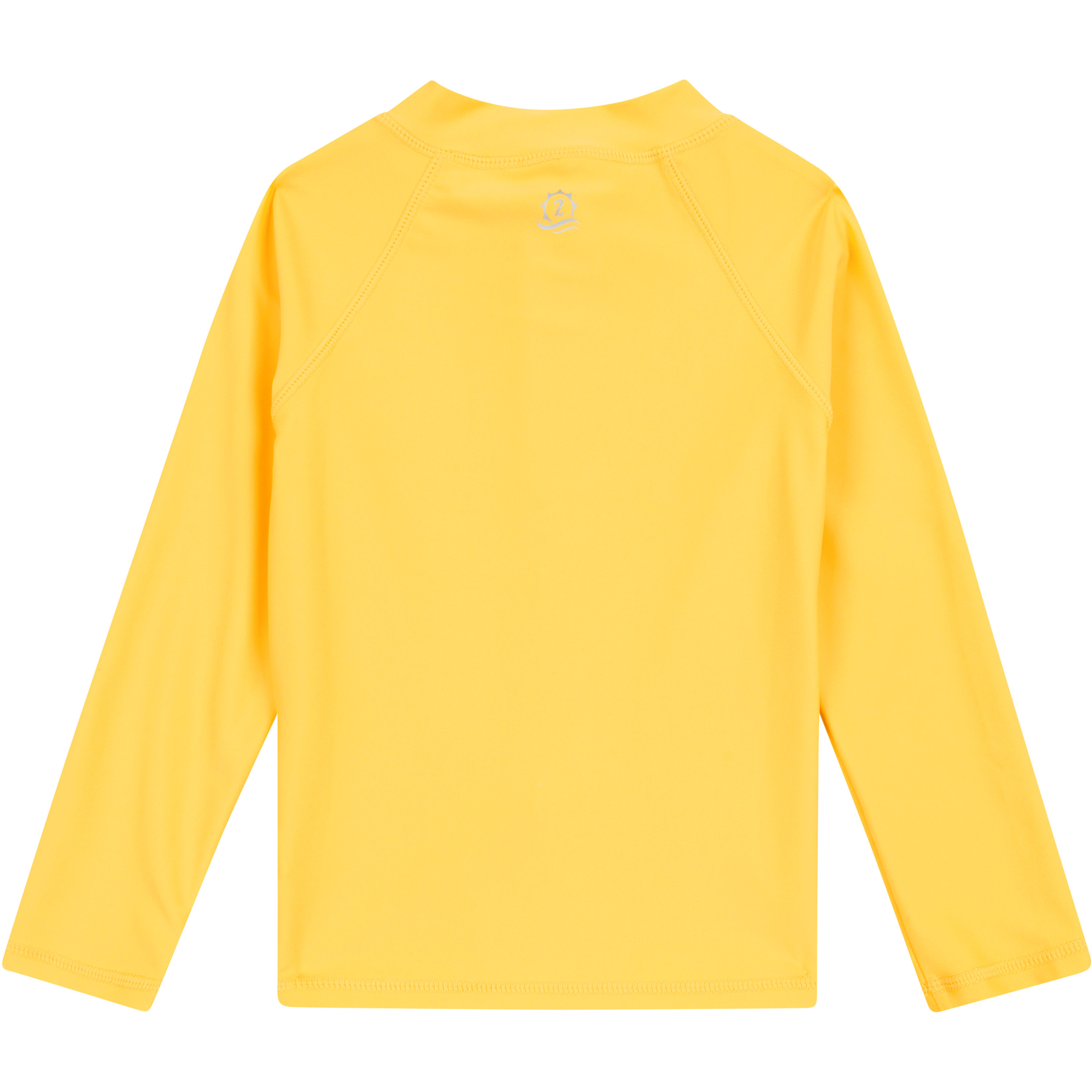 Kids UPF 50+ Long Sleeve Zipper Rash Guard Swim Shirt | "Yellow"-SwimZip UPF 50+ Sun Protective Swimwear & UV Zipper Rash Guards-pos14