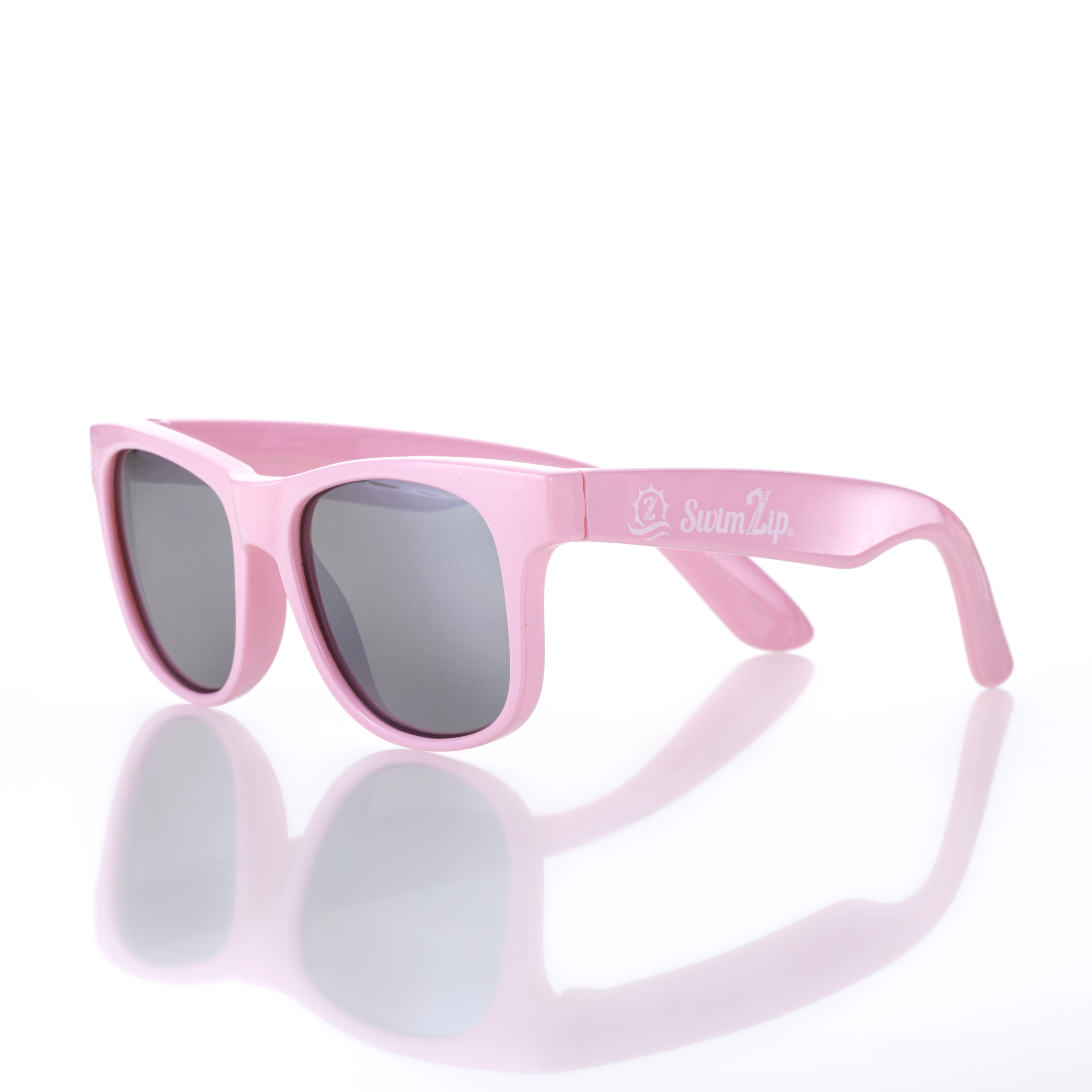Kids Wayfarer Sunglasses - Pink-0-3 Years-Pink-SwimZip UPF 50+ Sun Protective Swimwear & UV Zipper Rash Guards-pos1