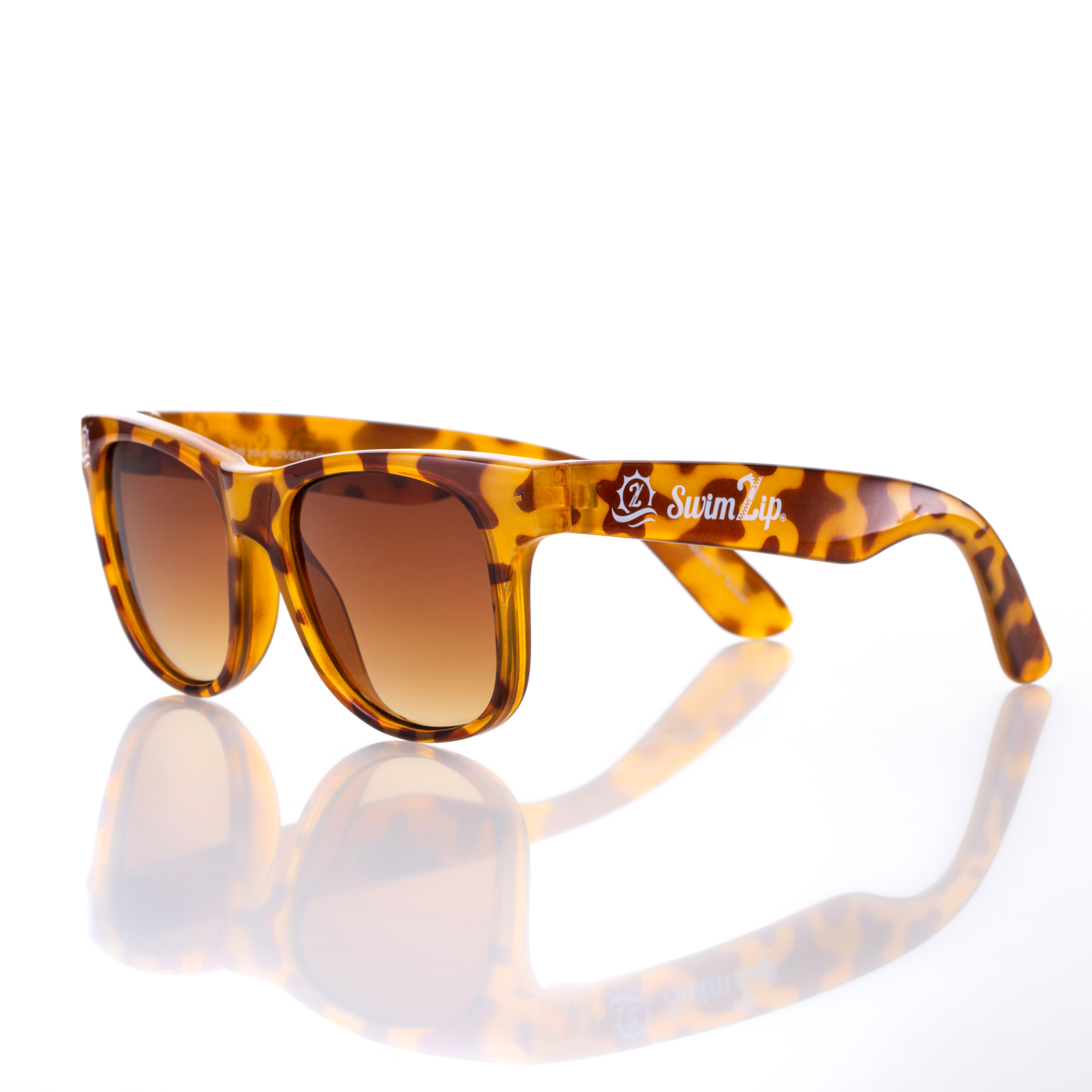 Kids Wayfarer Sunglasses - Tortoise-0-3 Years-Tortoise-SwimZip UPF 50+ Sun Protective Swimwear & UV Zipper Rash Guards-pos1