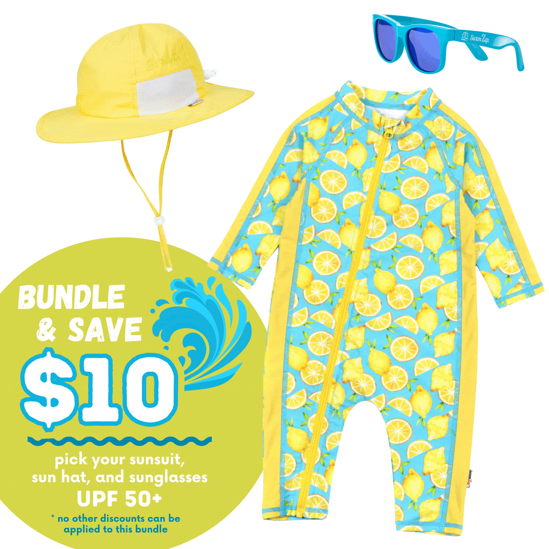 Baby Bundle-SwimZip UPF 50+ Sun Protective Swimwear & UV Zipper Rash Guards-pos1
