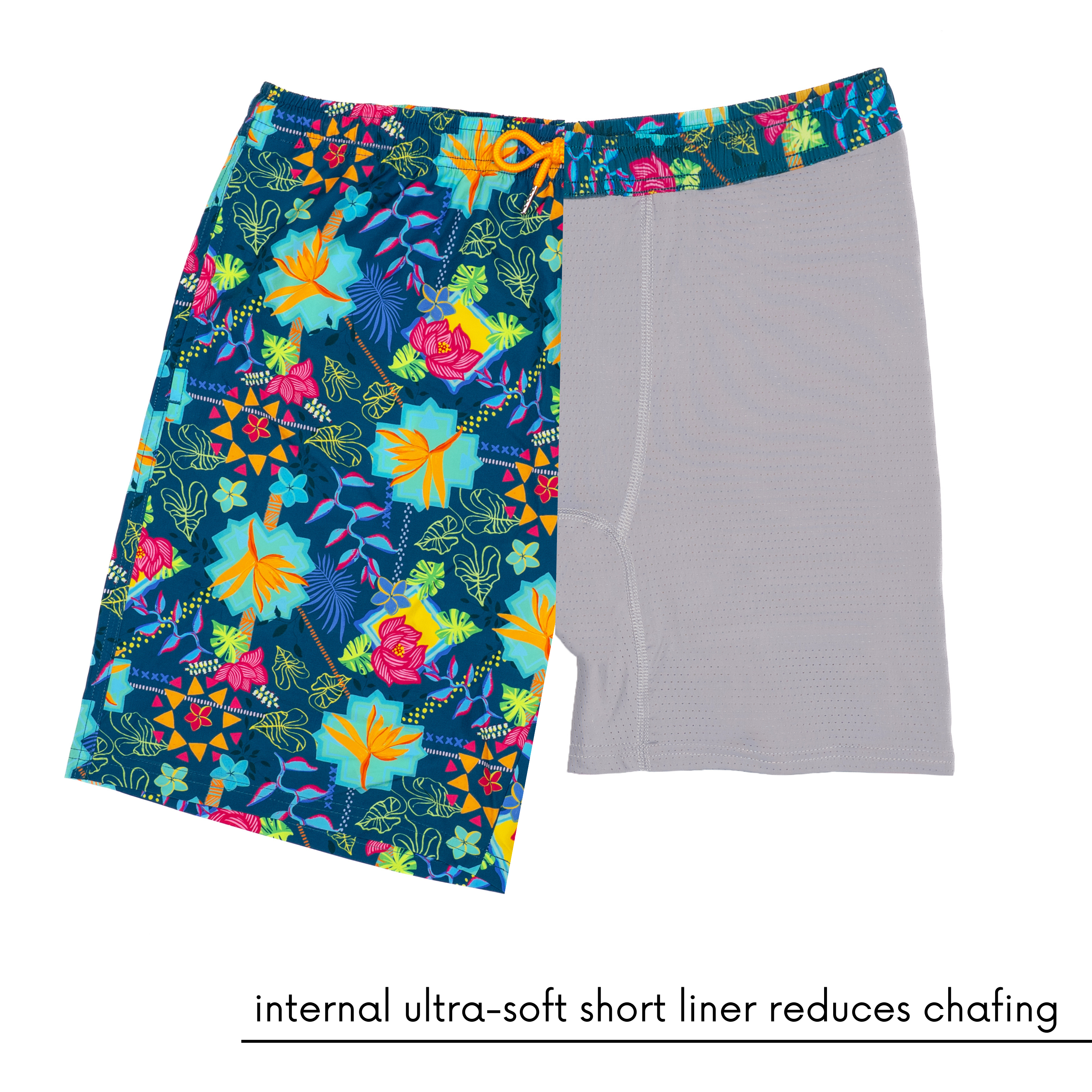 Men's 8" Swim Trunks Boxer Brief Liner | "Summer Max"-SwimZip UPF 50+ Sun Protective Swimwear & UV Zipper Rash Guards-pos7
