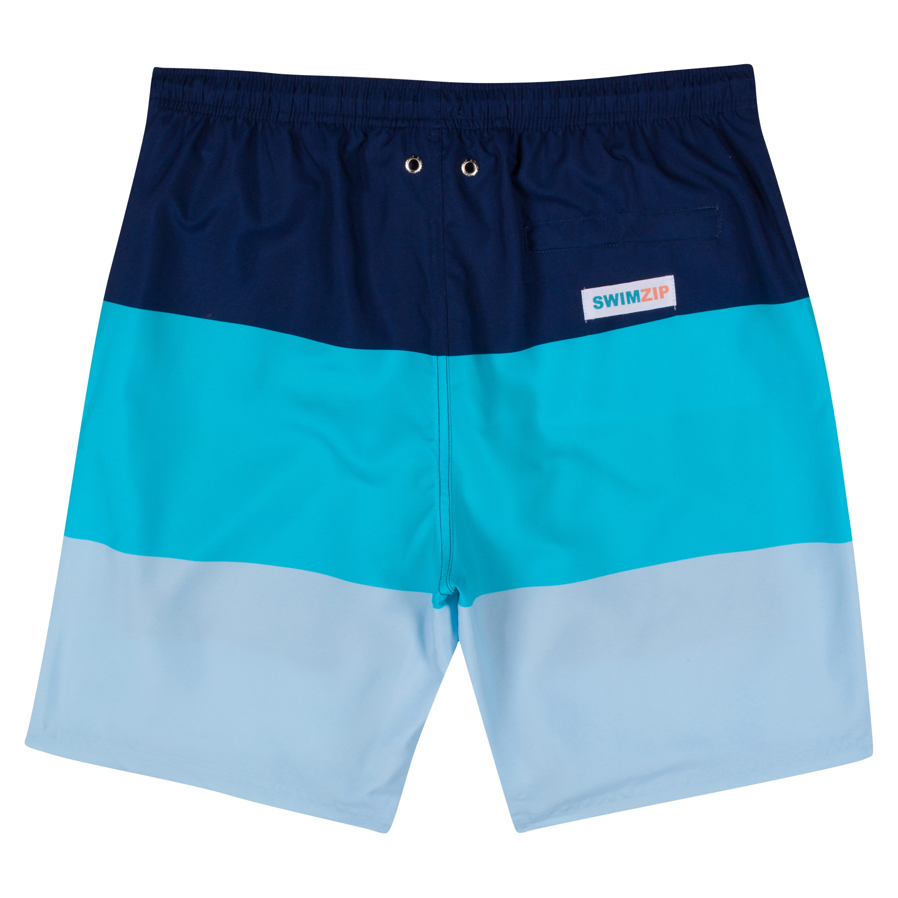 Men's 8" Swim Trunks Boxer Brief Liner | "Color Pop"-SwimZip UPF 50+ Sun Protective Swimwear & UV Zipper Rash Guards-pos9